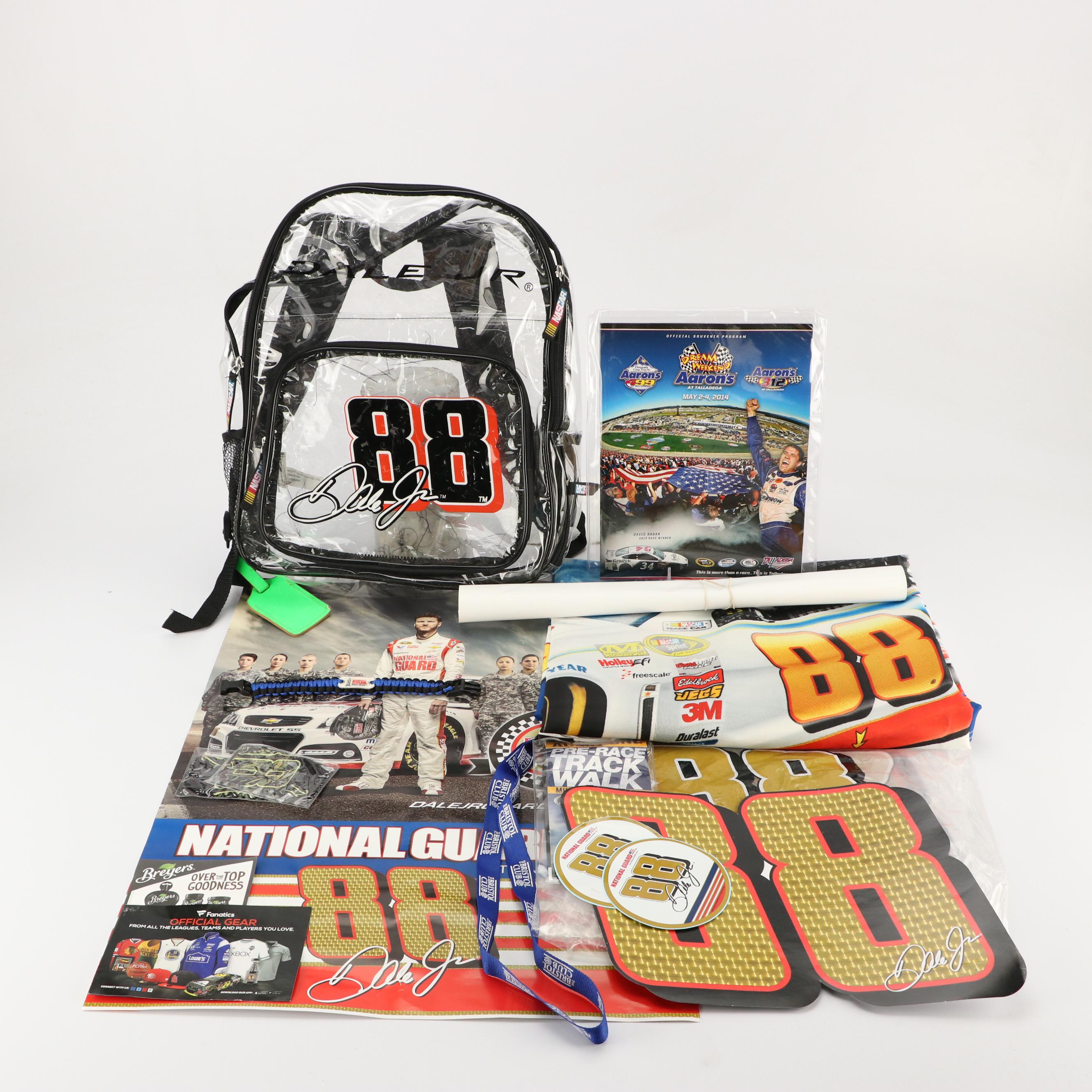 Dale Earnhardt Jr. Themed Backpack, Flag, Posters, and More