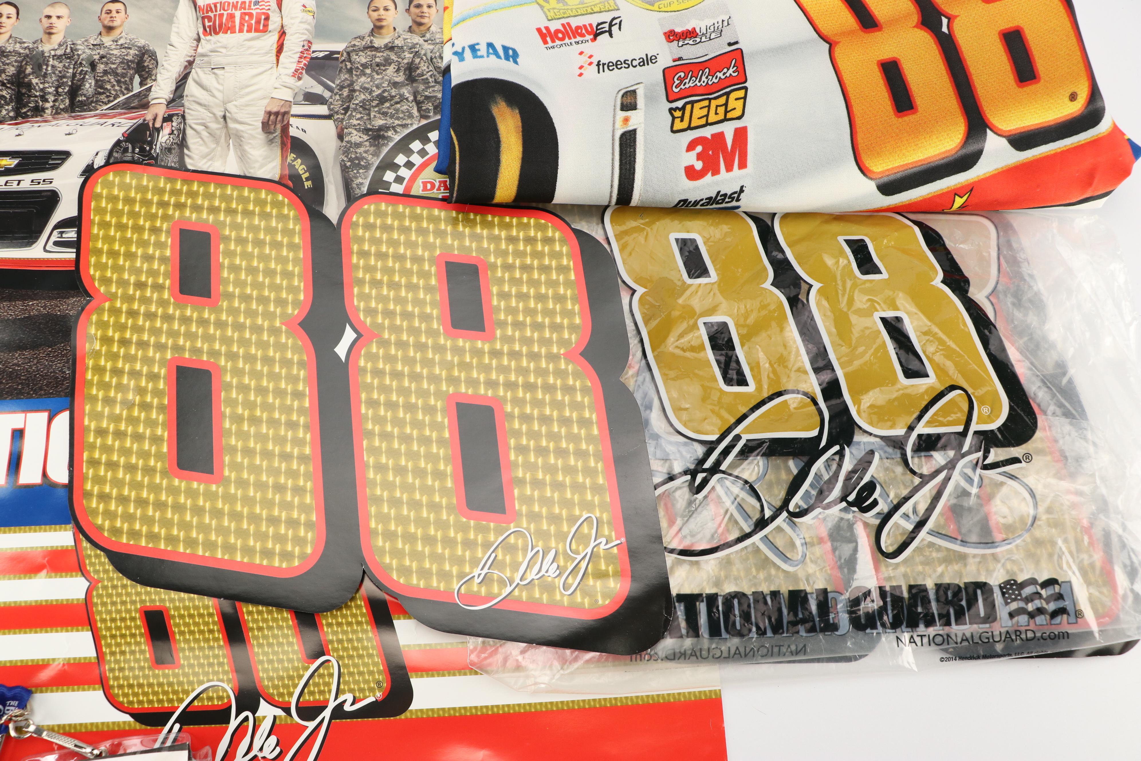 Dale Earnhardt Jr. Themed Backpack, Flag, Posters, and More