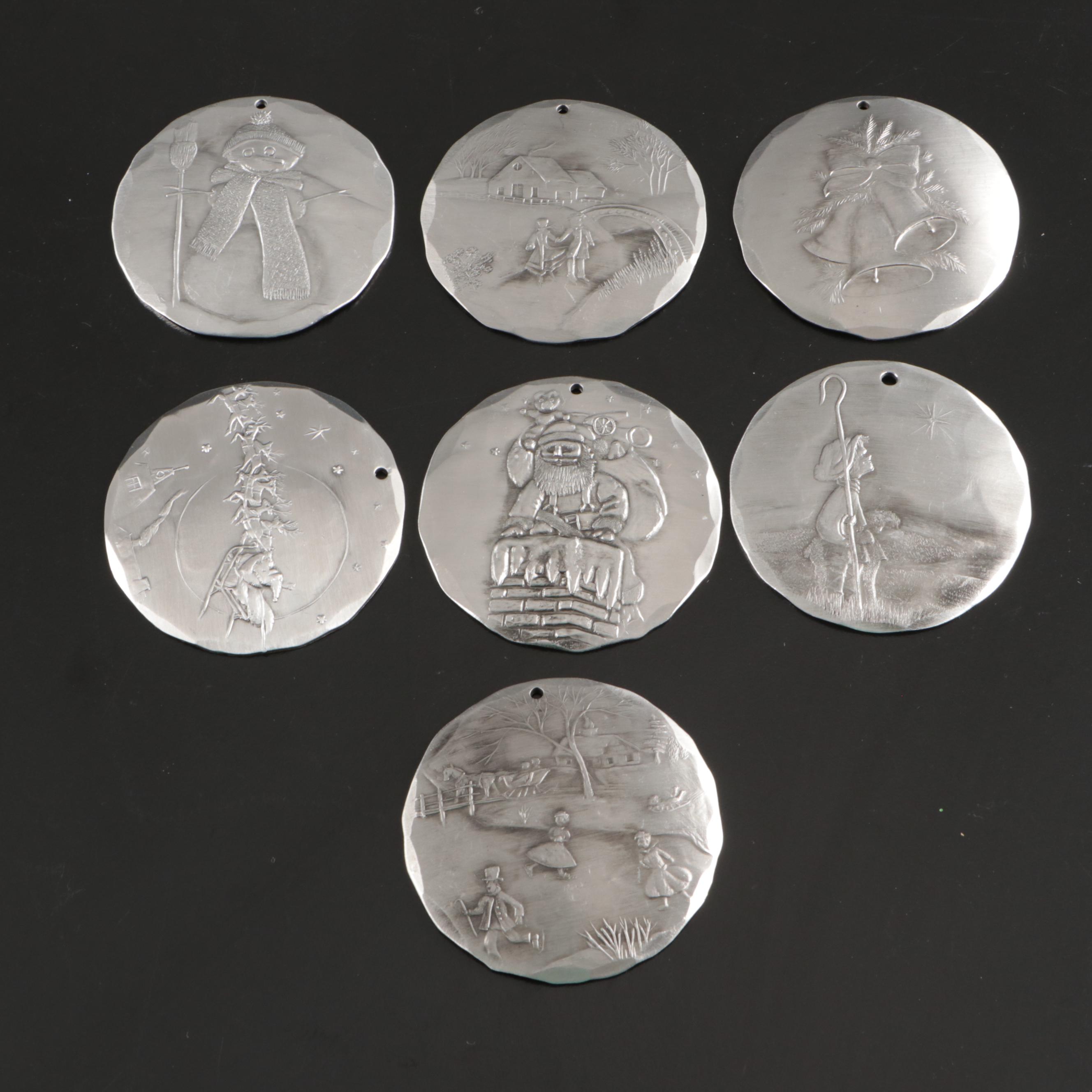 Aluminum and Other Christmas Tree Ornaments with More Décor