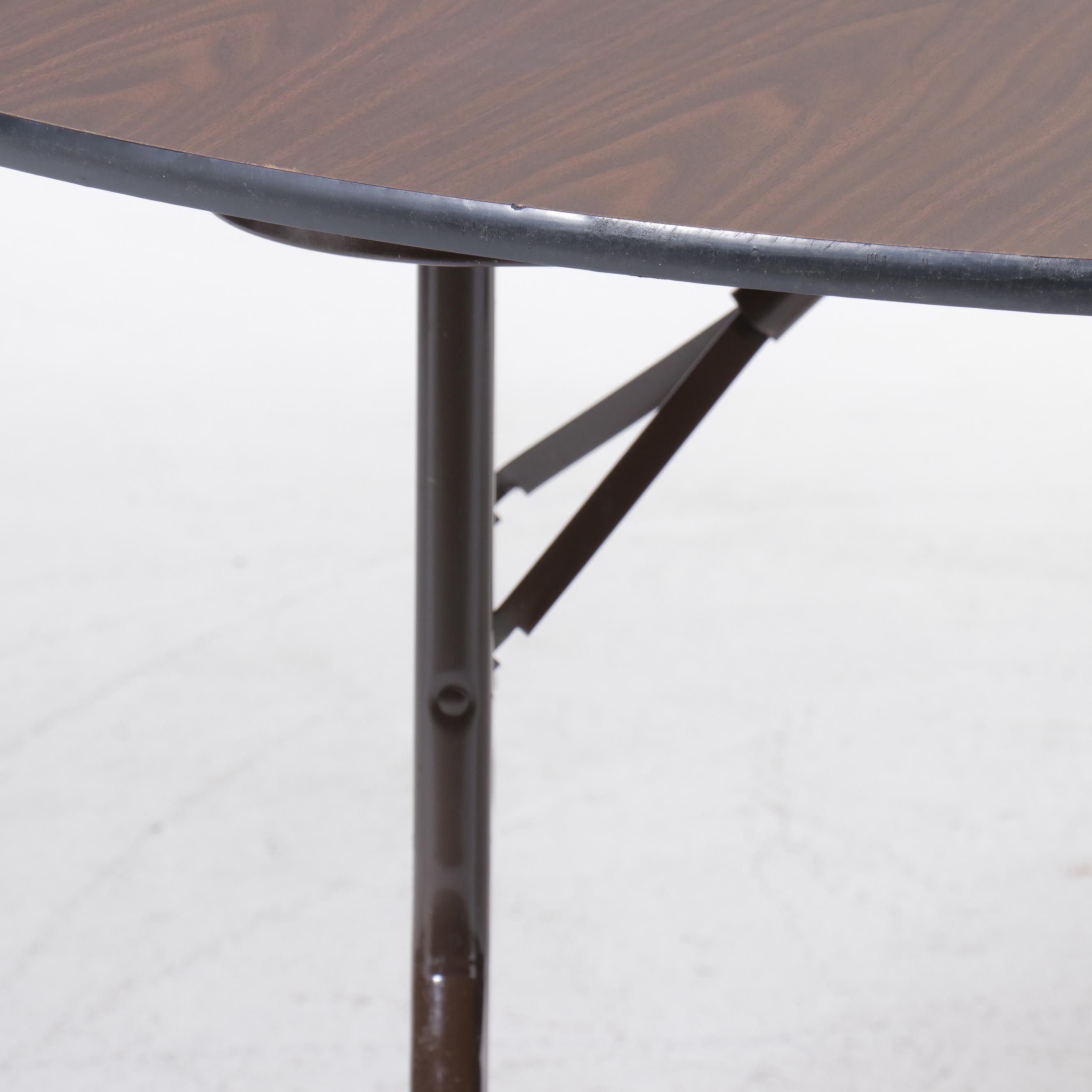 Laminate Top Round Folding Table