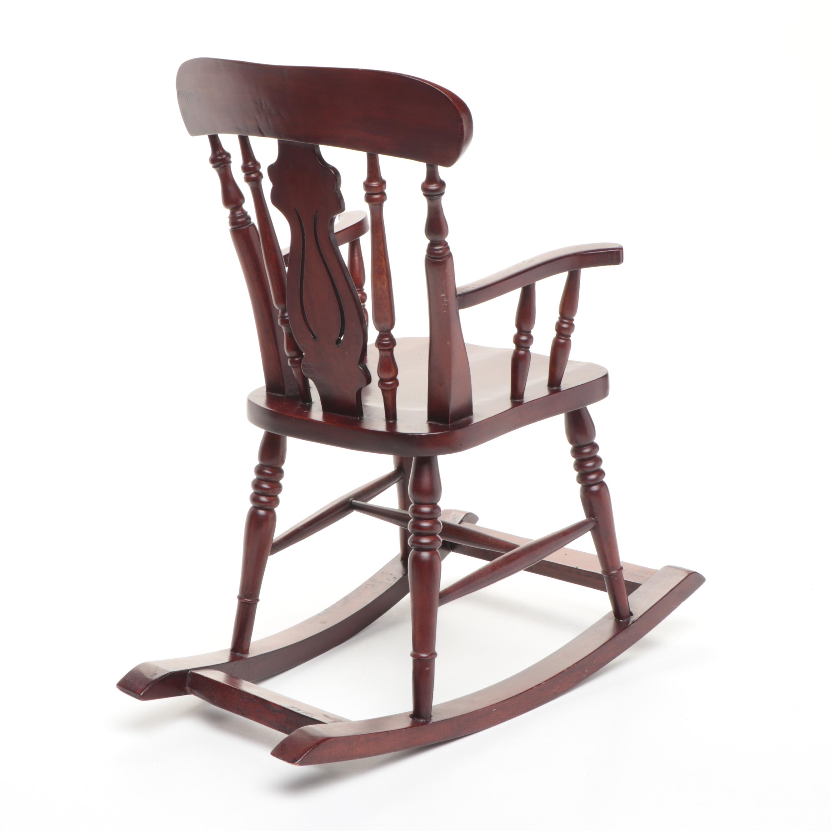 Imsco World of Dolls Sailor Boy Porcelain Doll with Wood Rocker