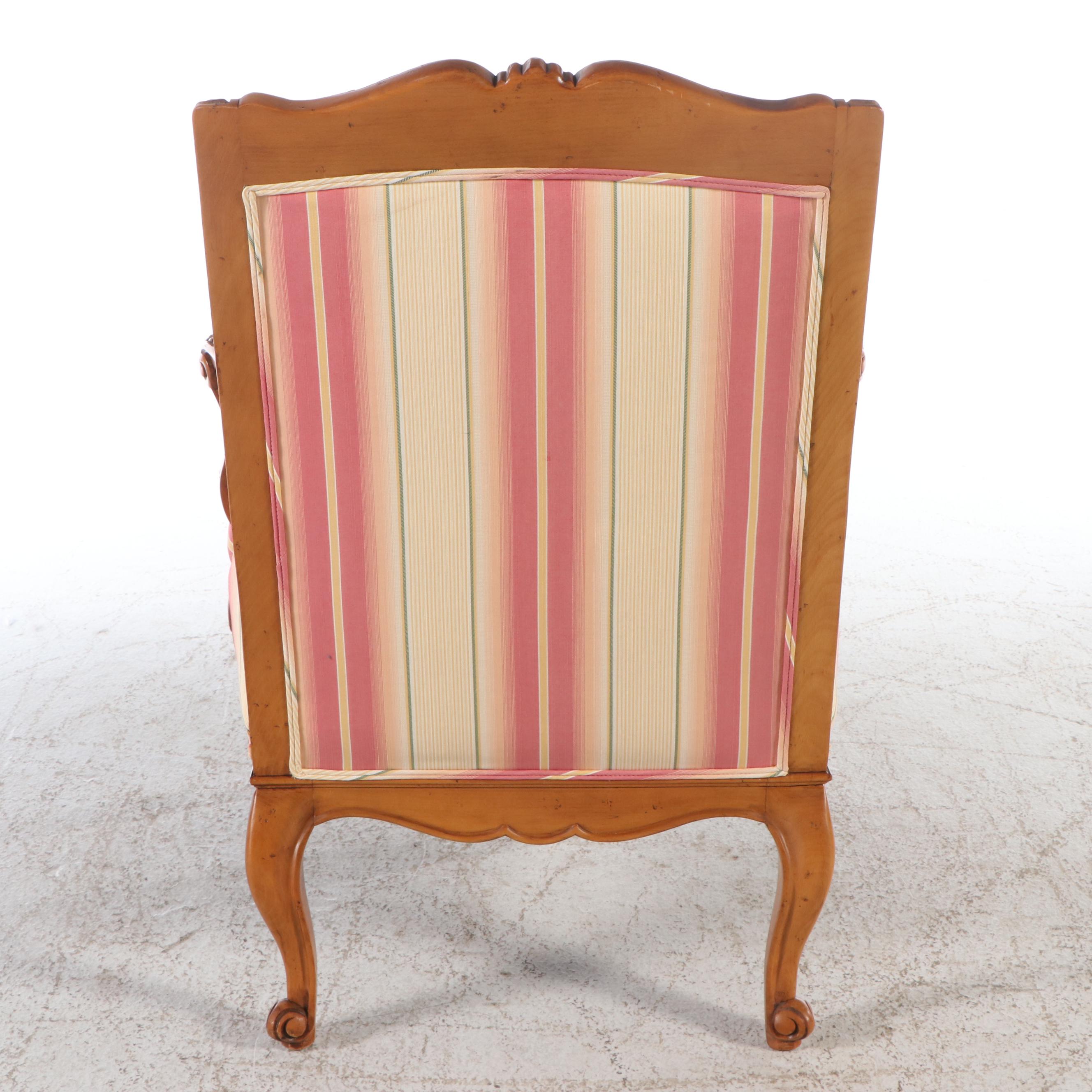 Pair of Baker Furniture Louis XV Style Fauteuils