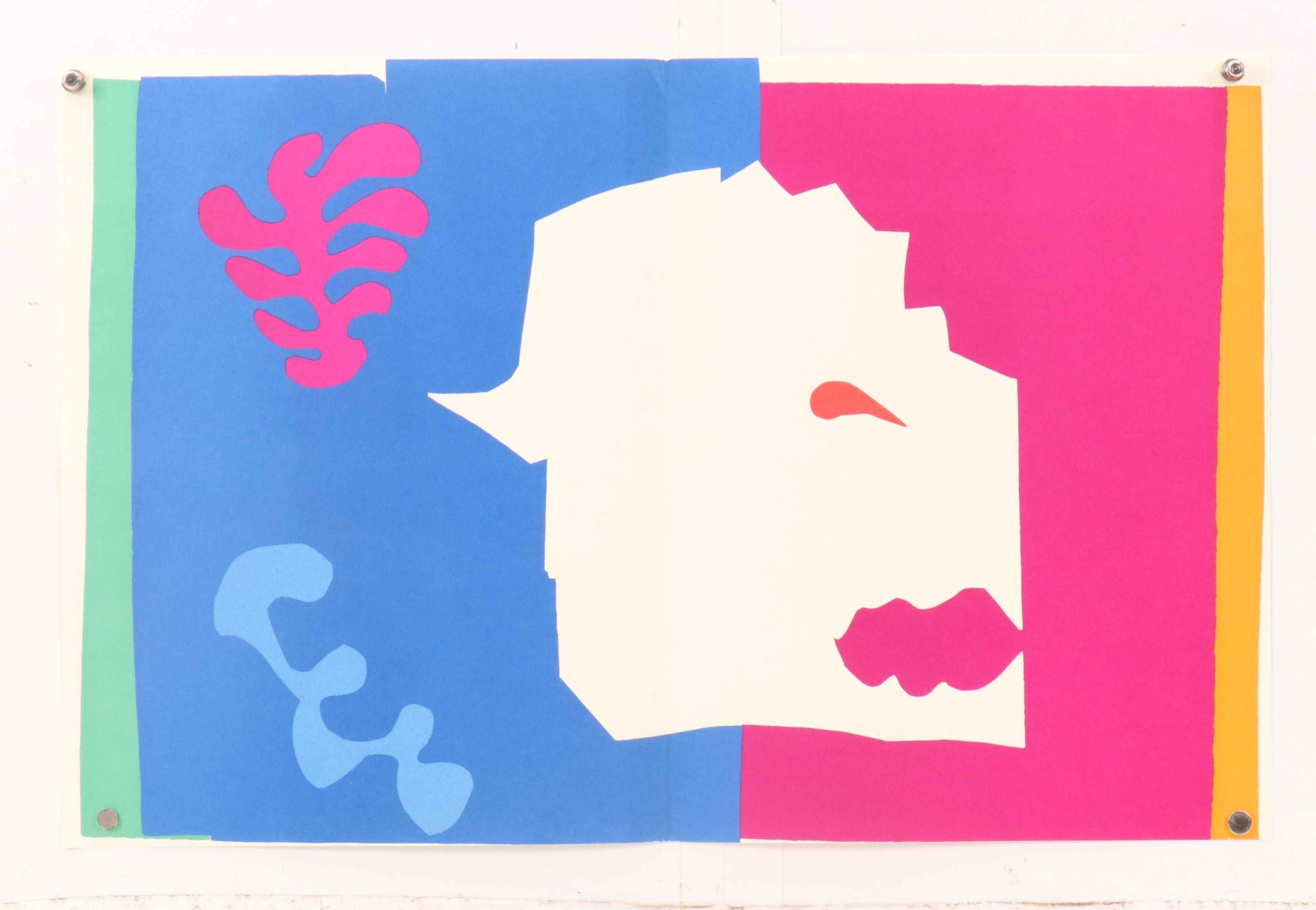 Color Lithograph After Henri Matisse "Le Loup" From "Jazz," Circa 1950