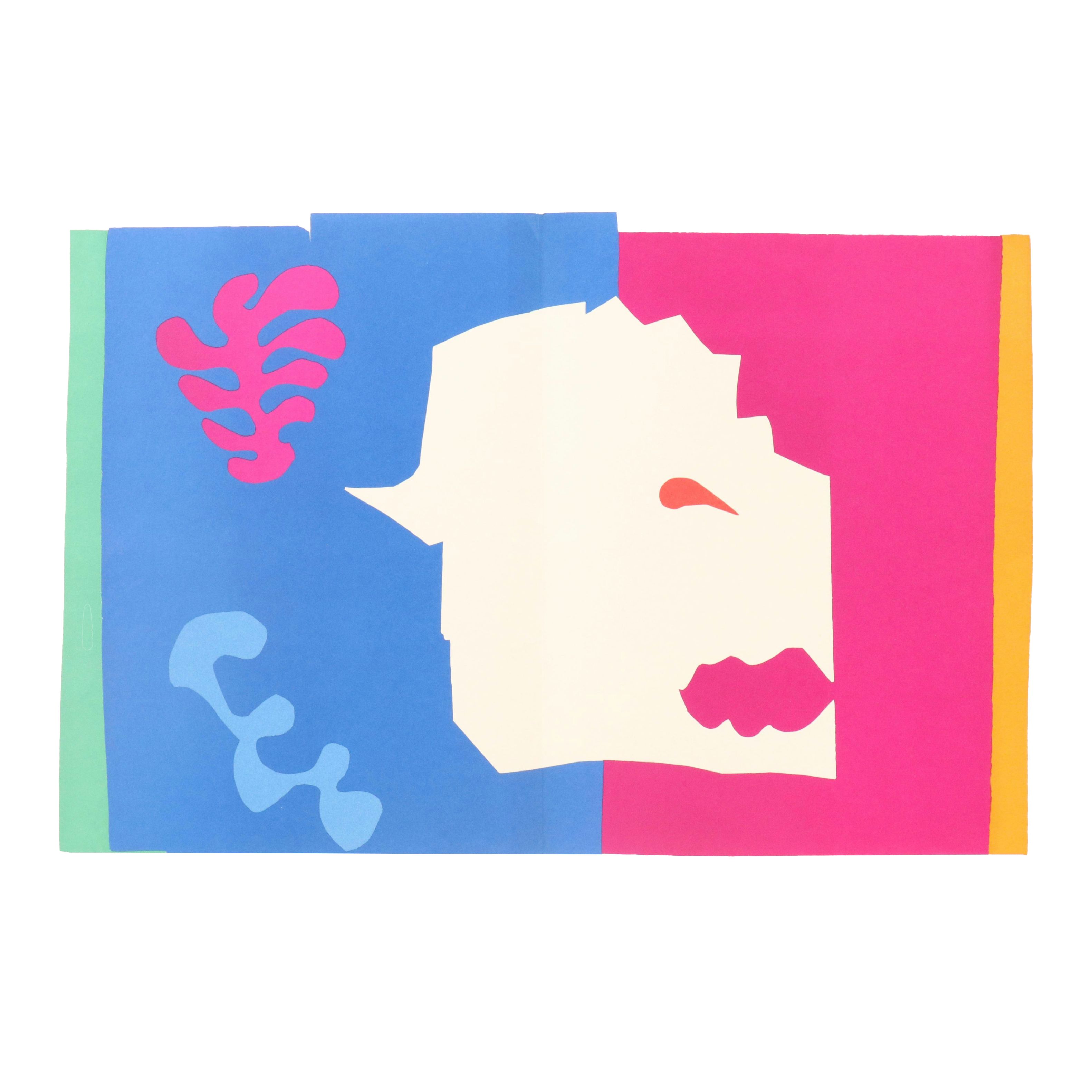 Color Lithograph After Henri Matisse "Le Loup" From "Jazz," Circa 1950