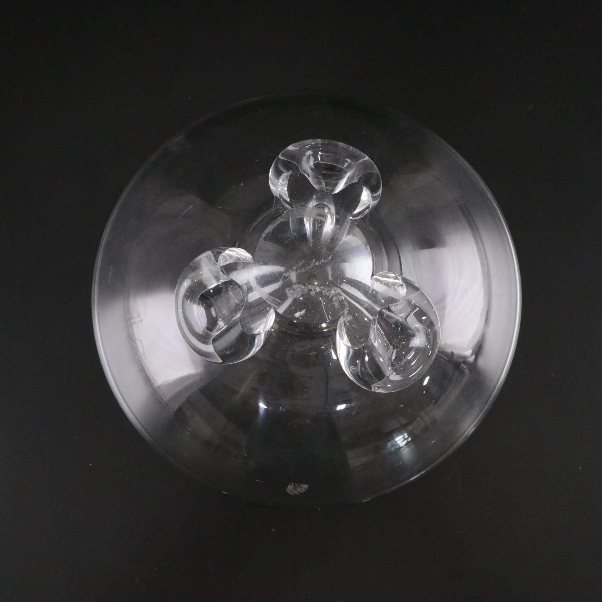 Steuben "Floret" Crystal Footed Bowl