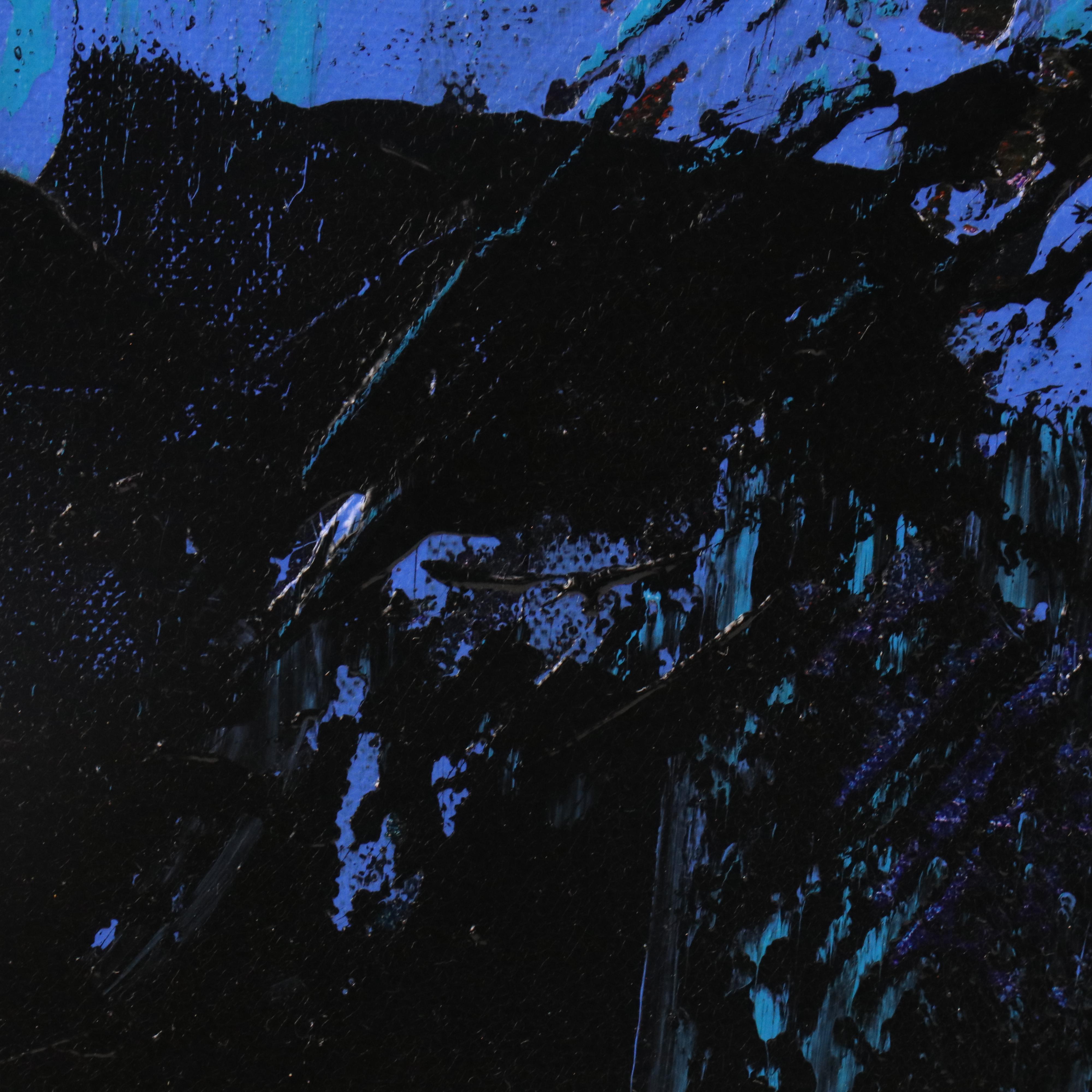 Robert Lackney Abstract Acrylic Painting "The 7th Trumpet," 21st Century