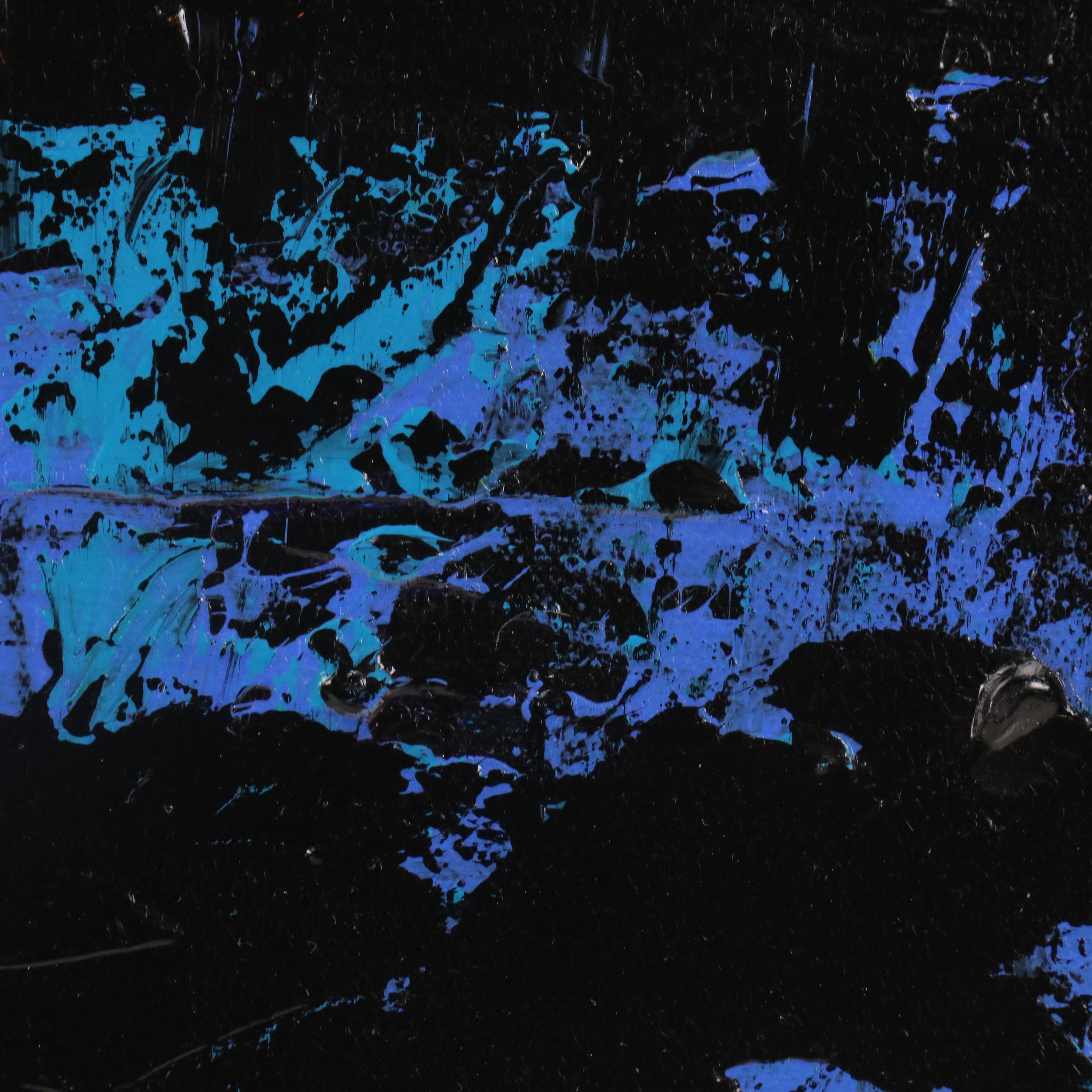 Robert Lackney Abstract Acrylic Painting "The 7th Trumpet," 21st Century