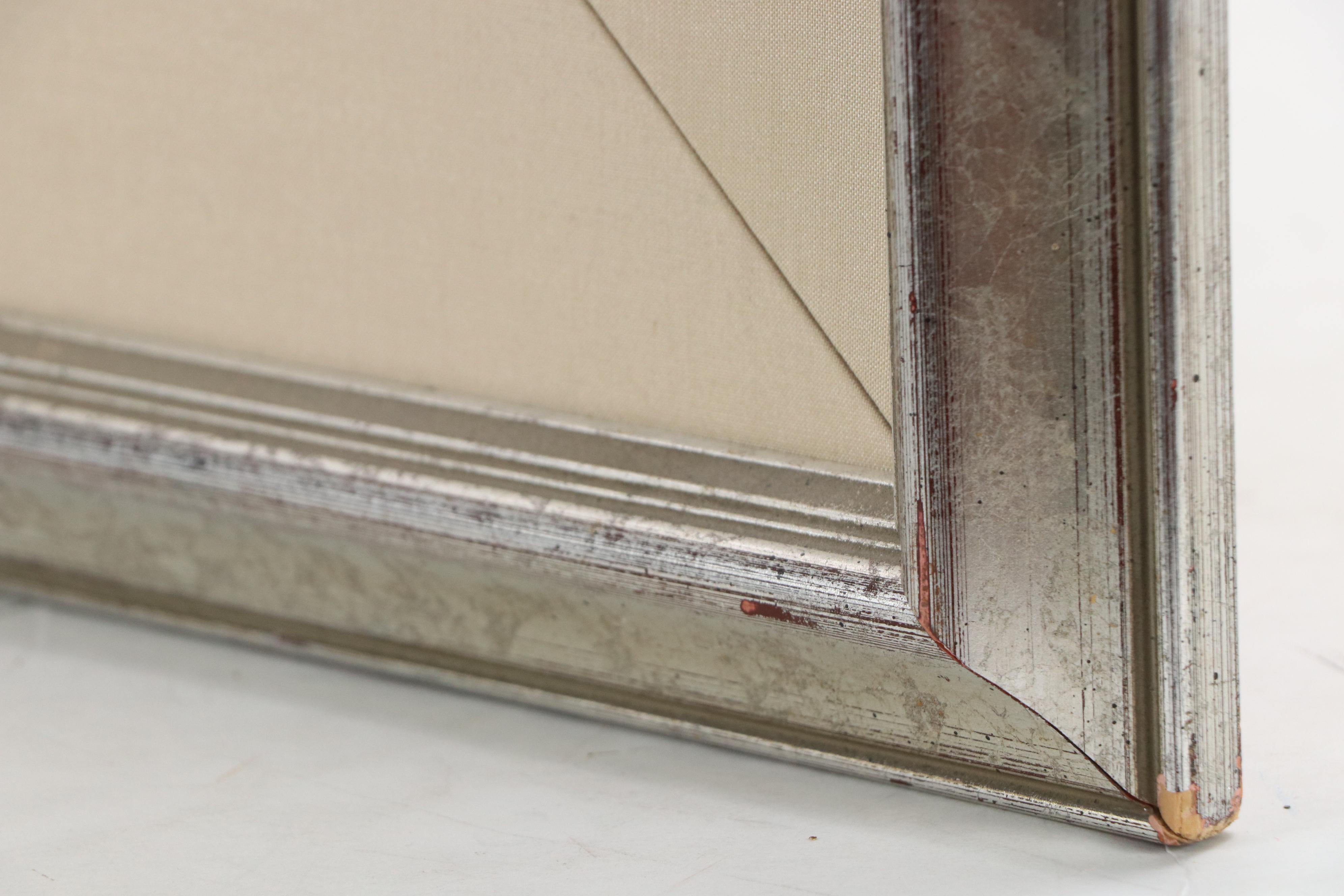 Expressionist Style Oil Painting with Posed Figure, Mid–Late 20th Century