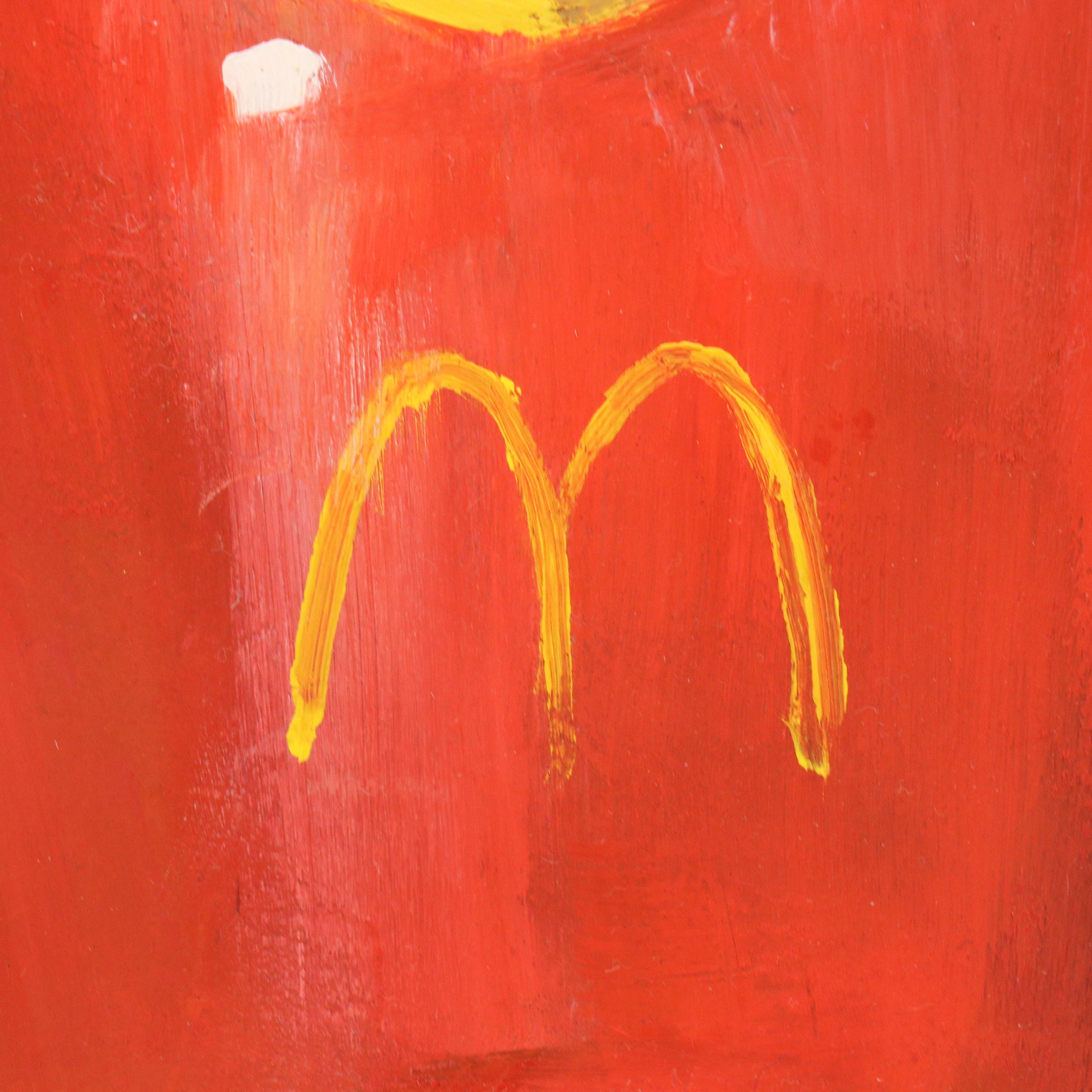 Natalia Demenko Still Life Oil Painting of McDonald's Fries, 21st Century
