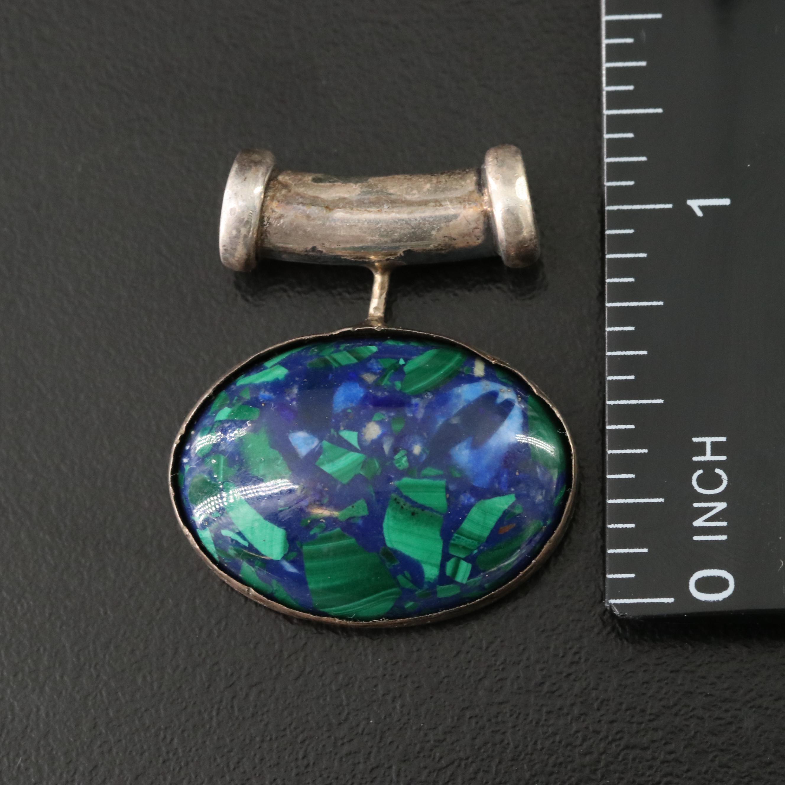 Sterling Jewelry Including Lapis Lazuli and Stone Inlay