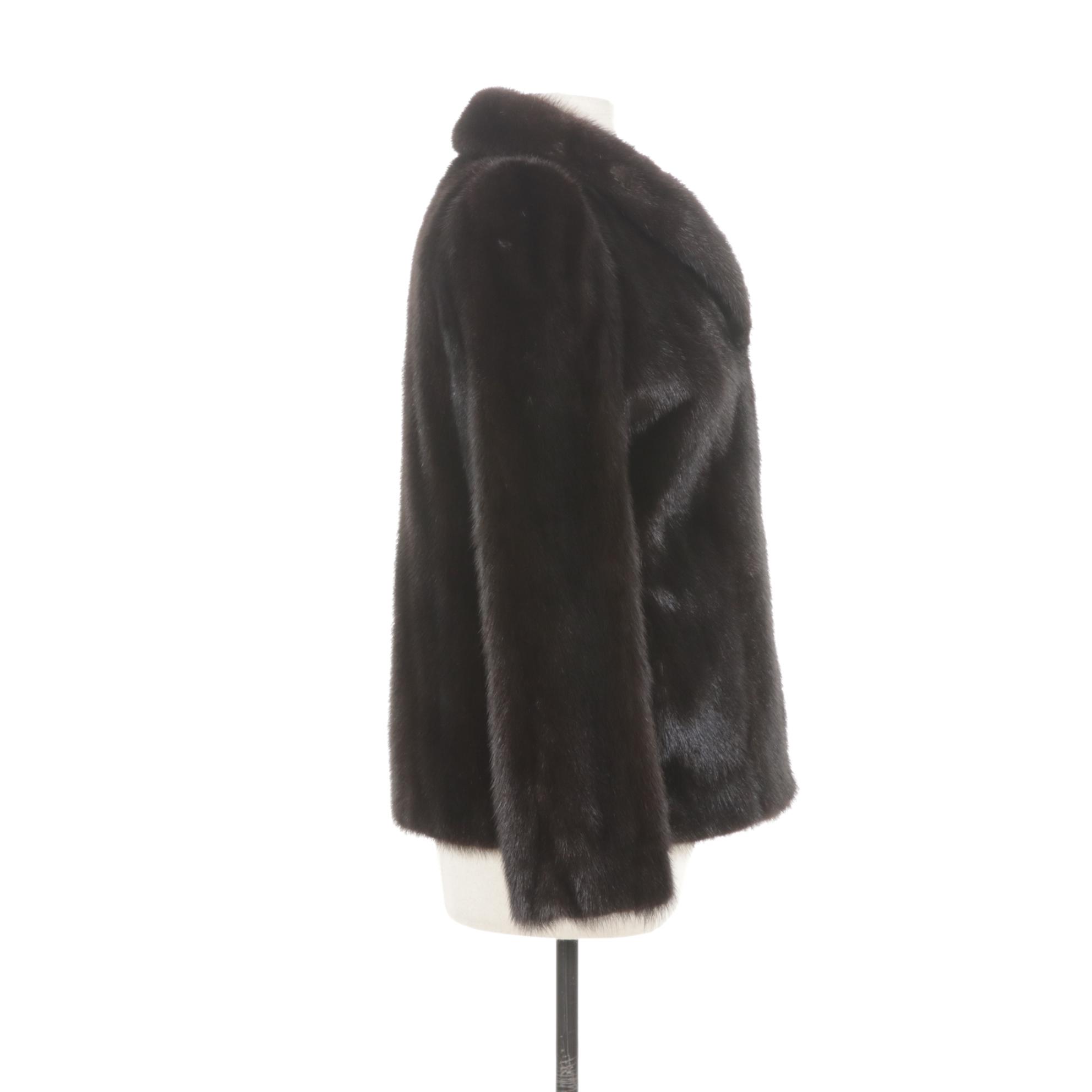 Mahogany Mink Fur Jacket
