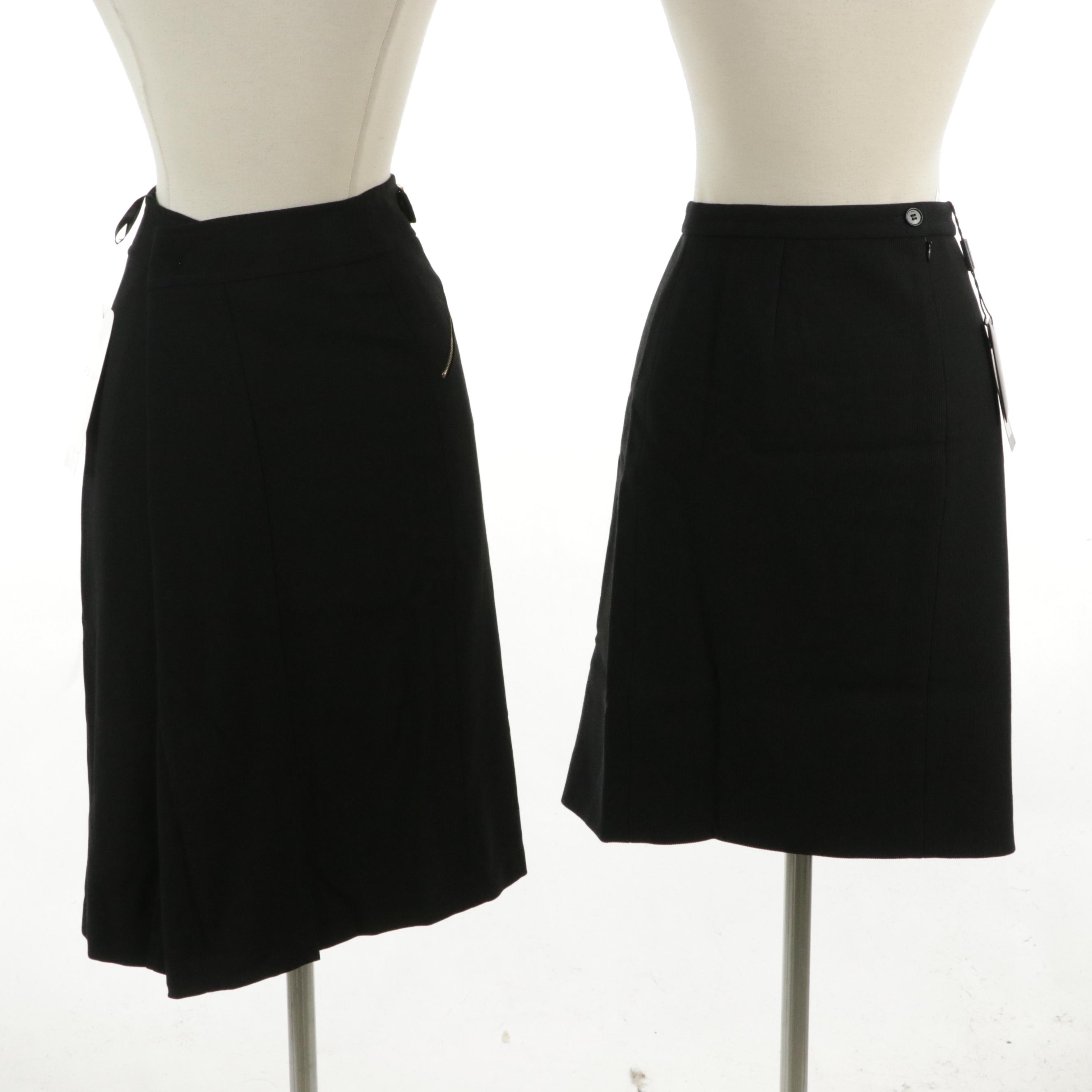 Dolce & Gabbana and Escada Black Skirts with Tags