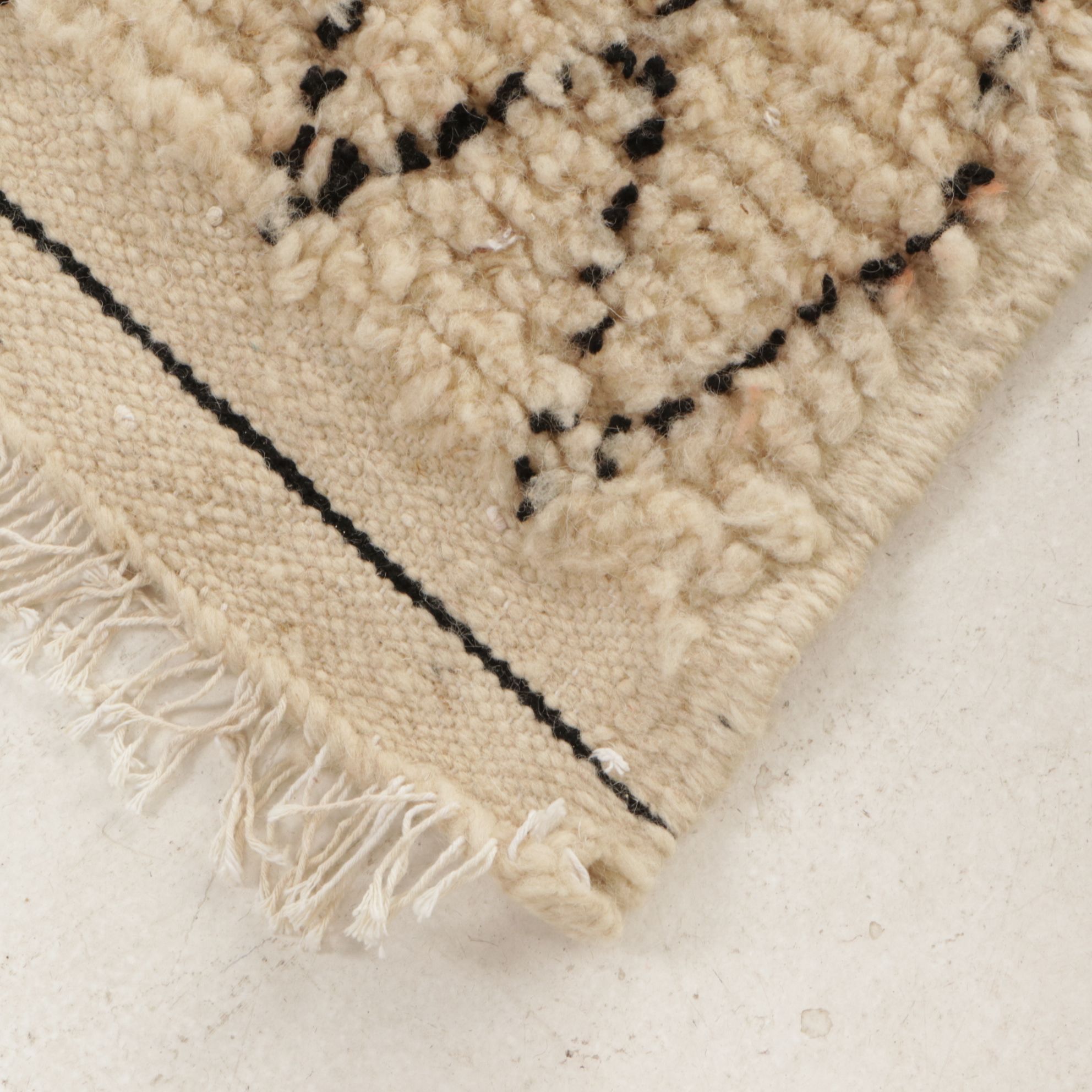 Four Hand-Knotted Moroccan Berber Accent Rugs
