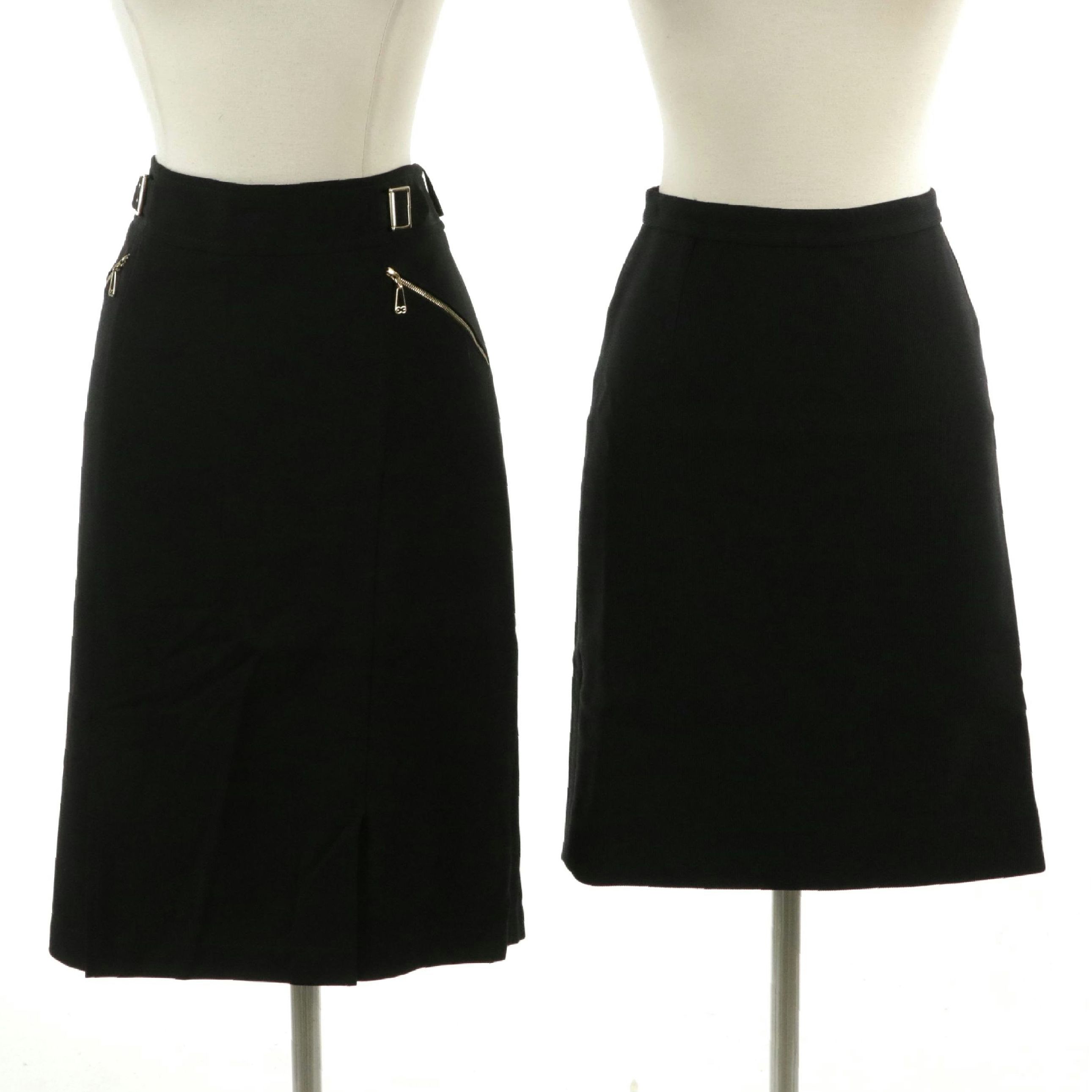 Dolce & Gabbana and Escada Black Skirts with Tags