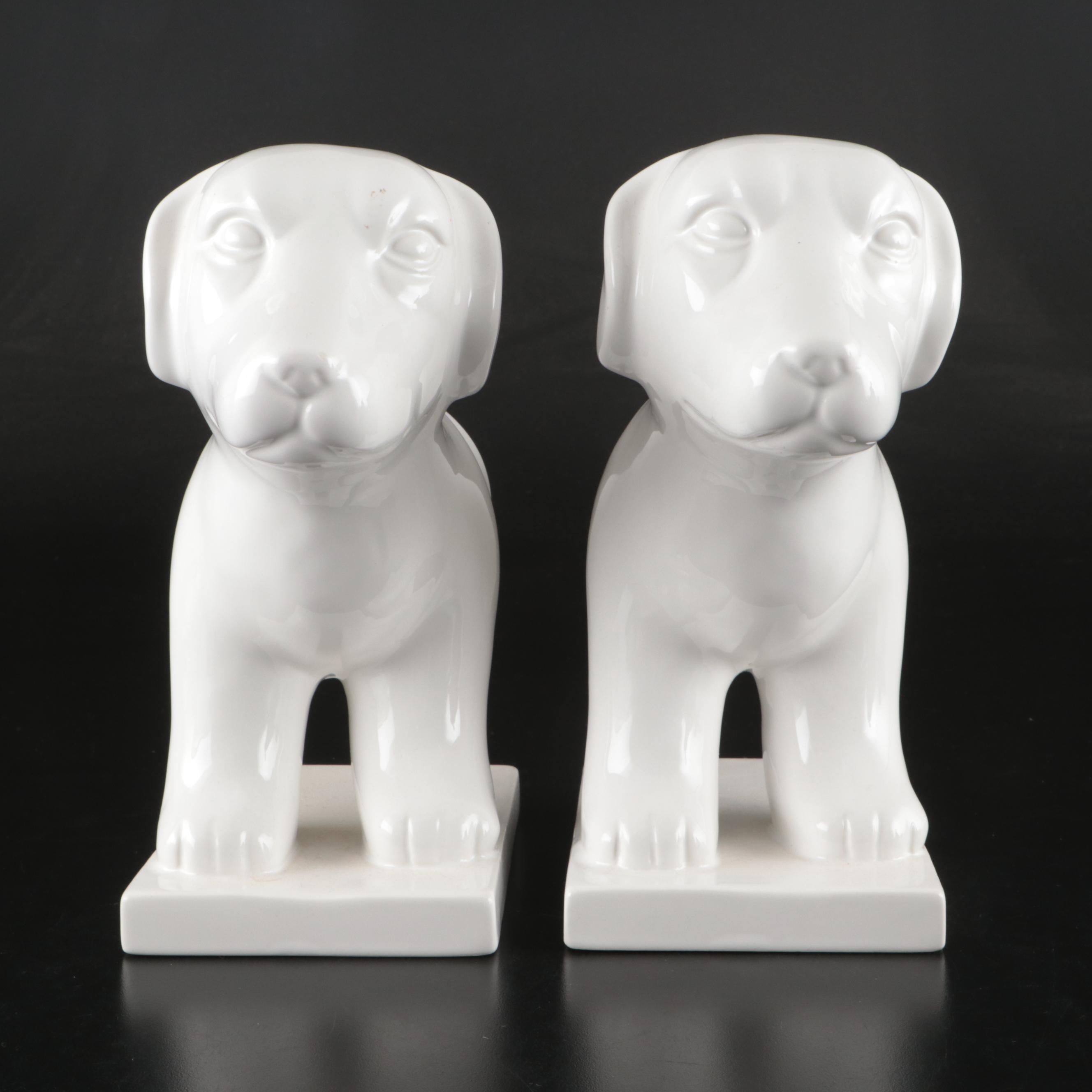 Alabaster Glass Bowl, Ceramic Bookends, Glass Vase, and More Home Décor