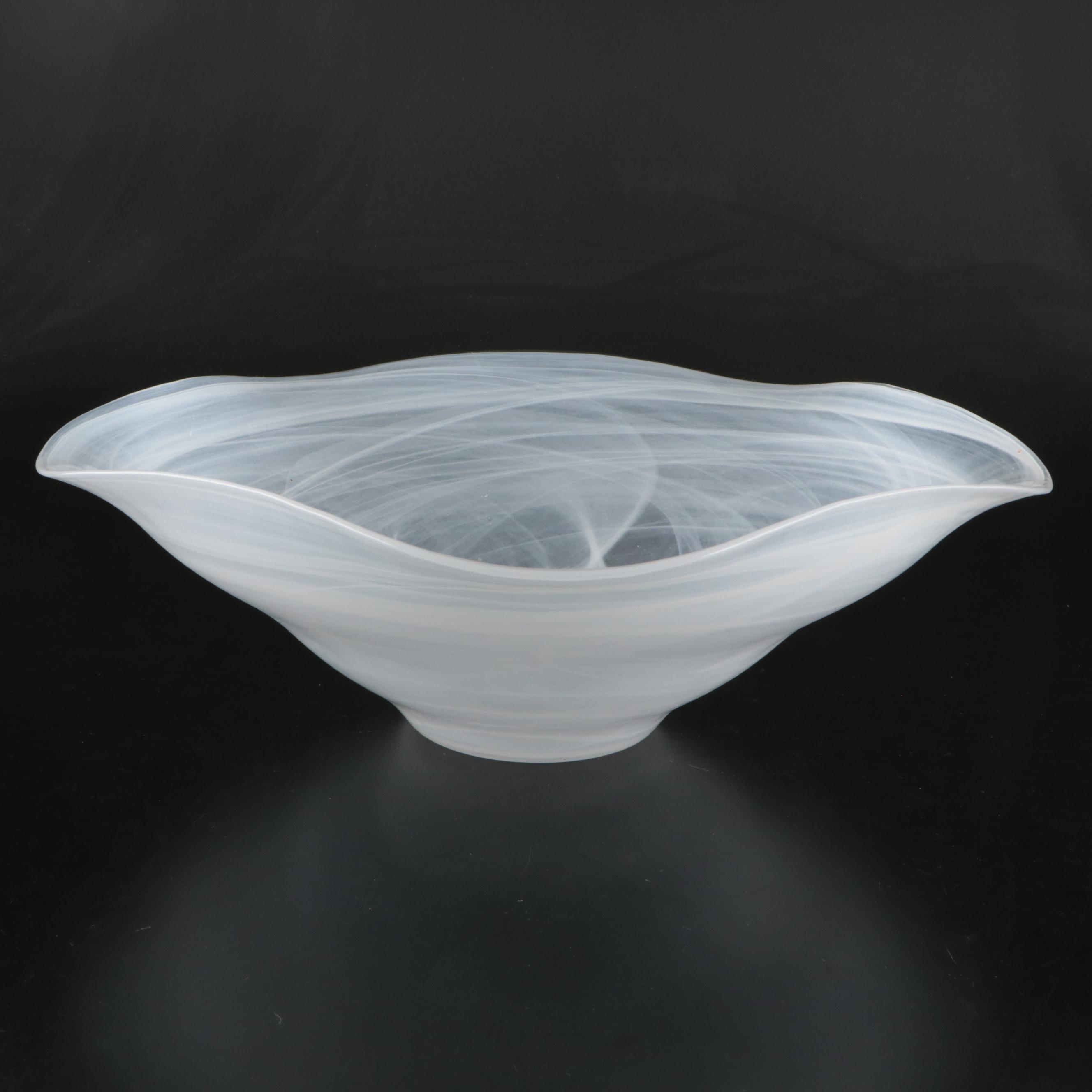 Alabaster Glass Bowl, Ceramic Bookends, Glass Vase, and More Home Décor