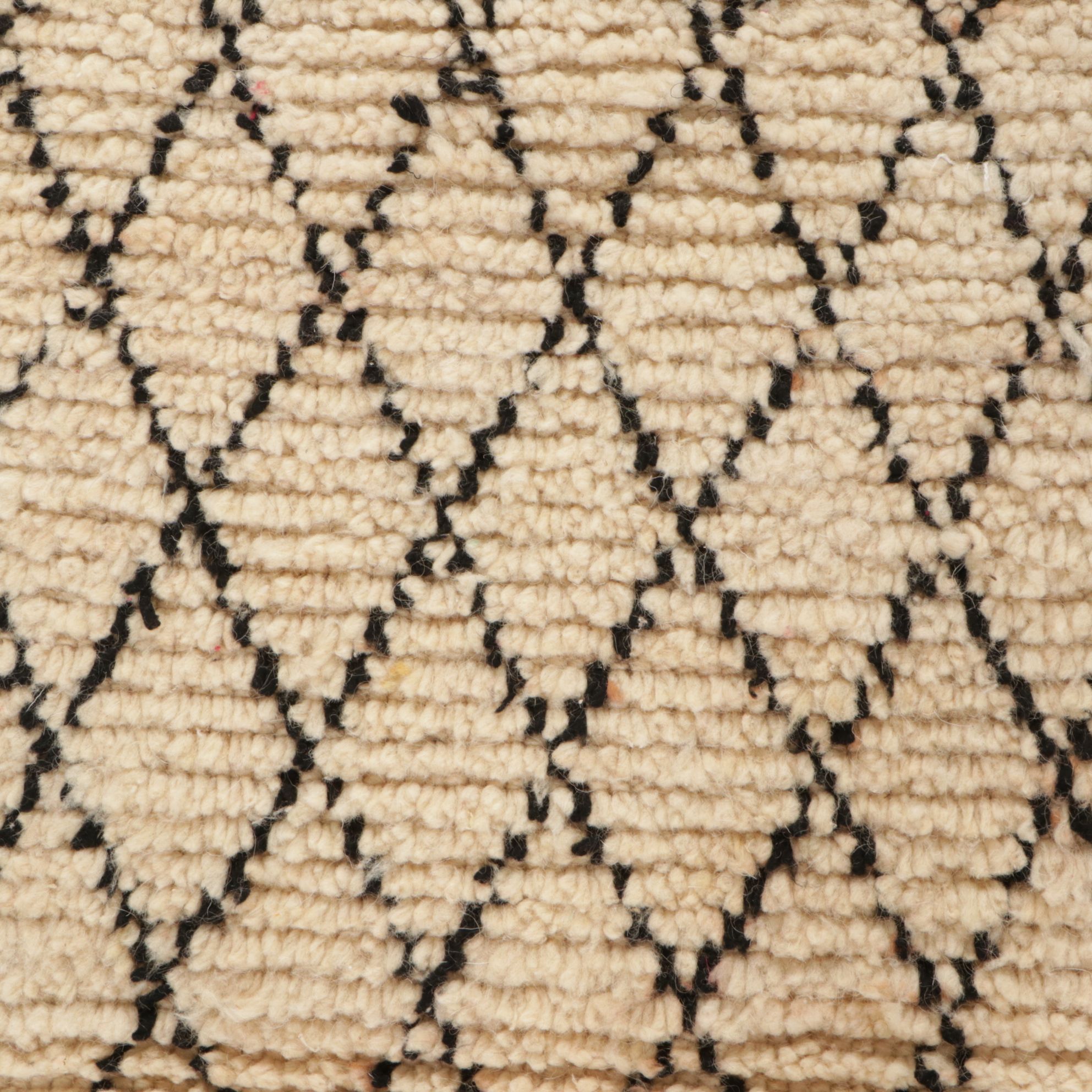 Four Hand-Knotted Moroccan Berber Accent Rugs