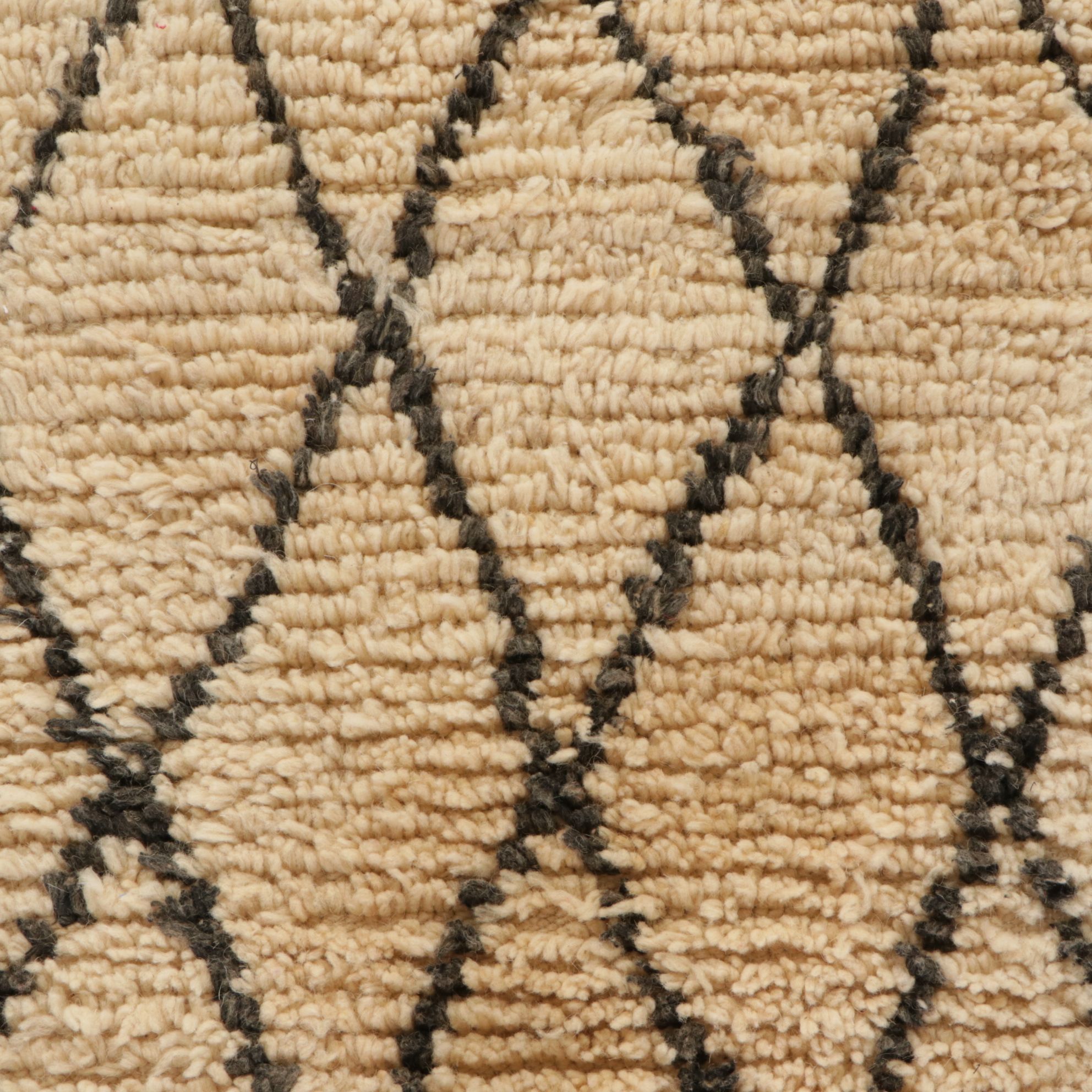 Four Hand-Knotted Moroccan Berber Accent Rugs