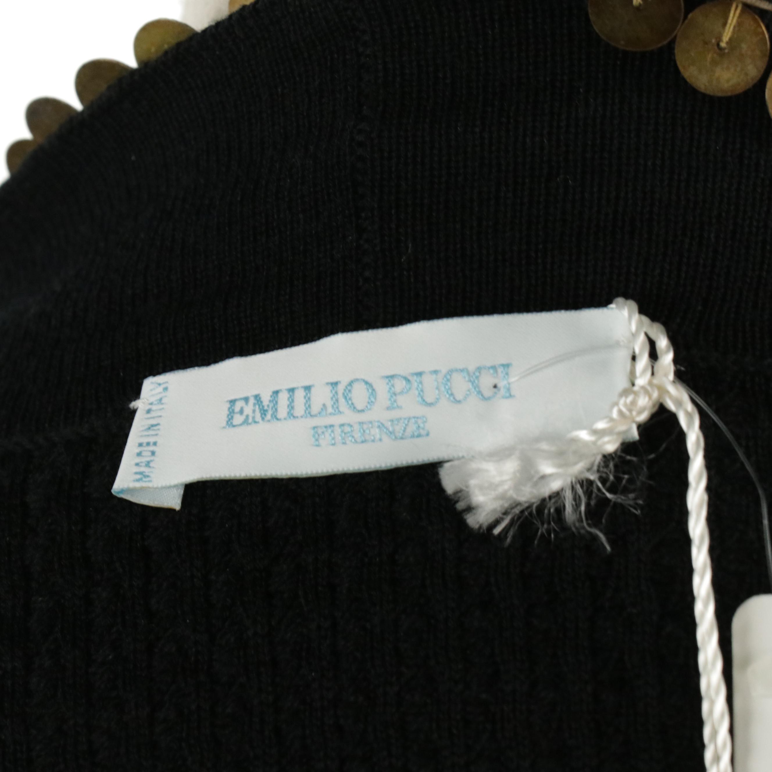 Dolce & Gabbana Top and Emilio Pucci Sequined Embellished Cardigan with Tags