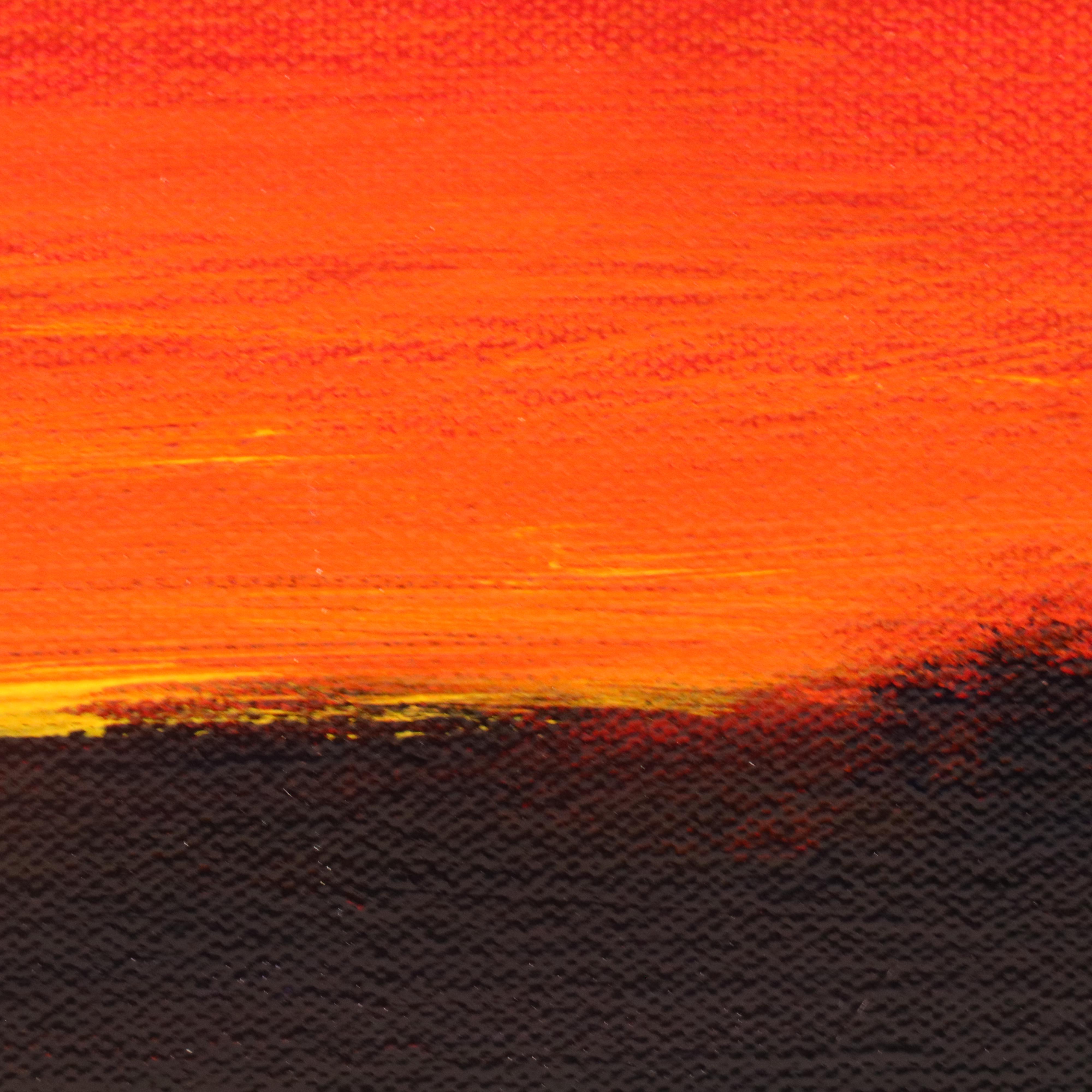 Robert Lackney Sunrise Landscape Acrylic Painting "Morning Glow," 21st Century