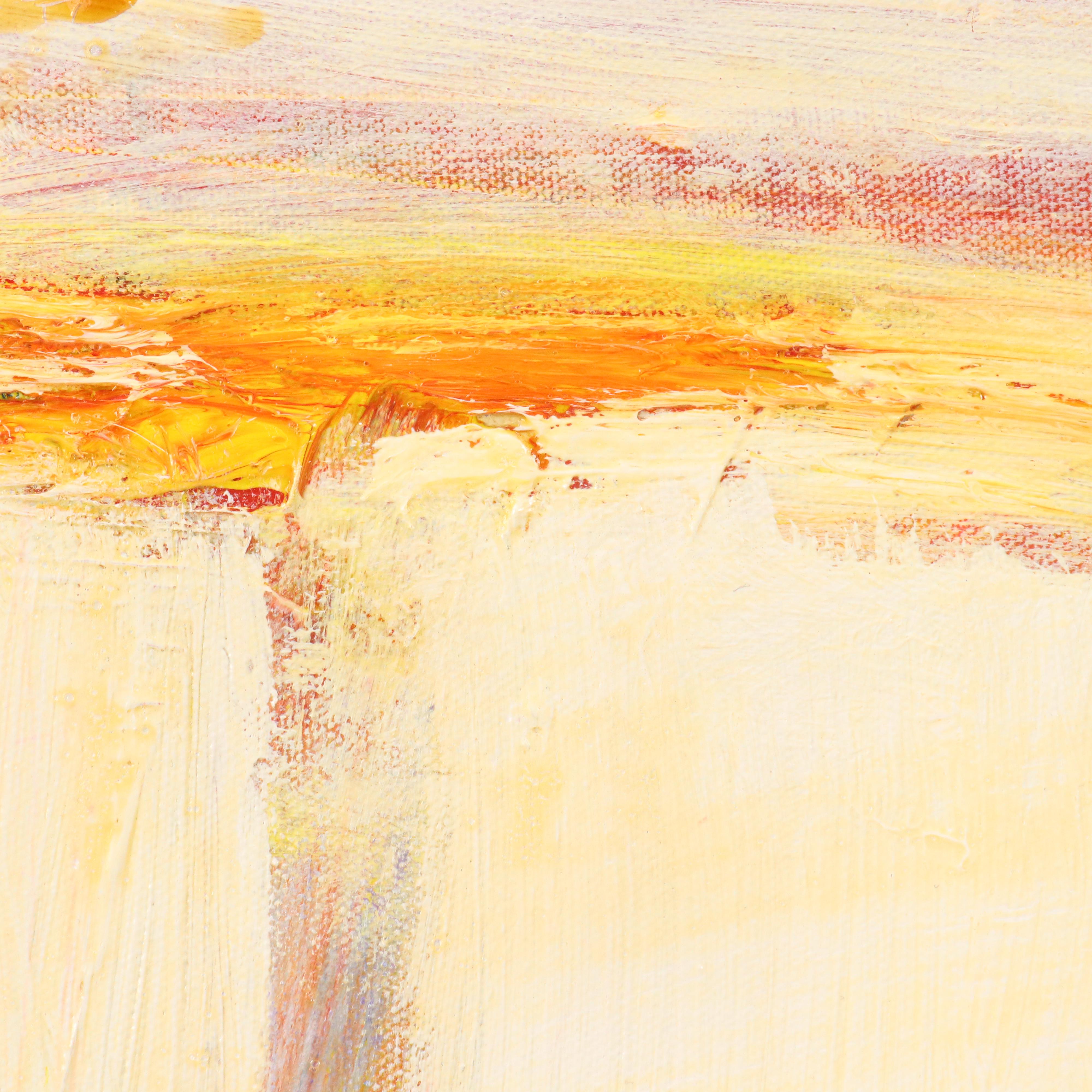 Robert Lackney Abstract Acrylic Painting "Touch," 21st Century