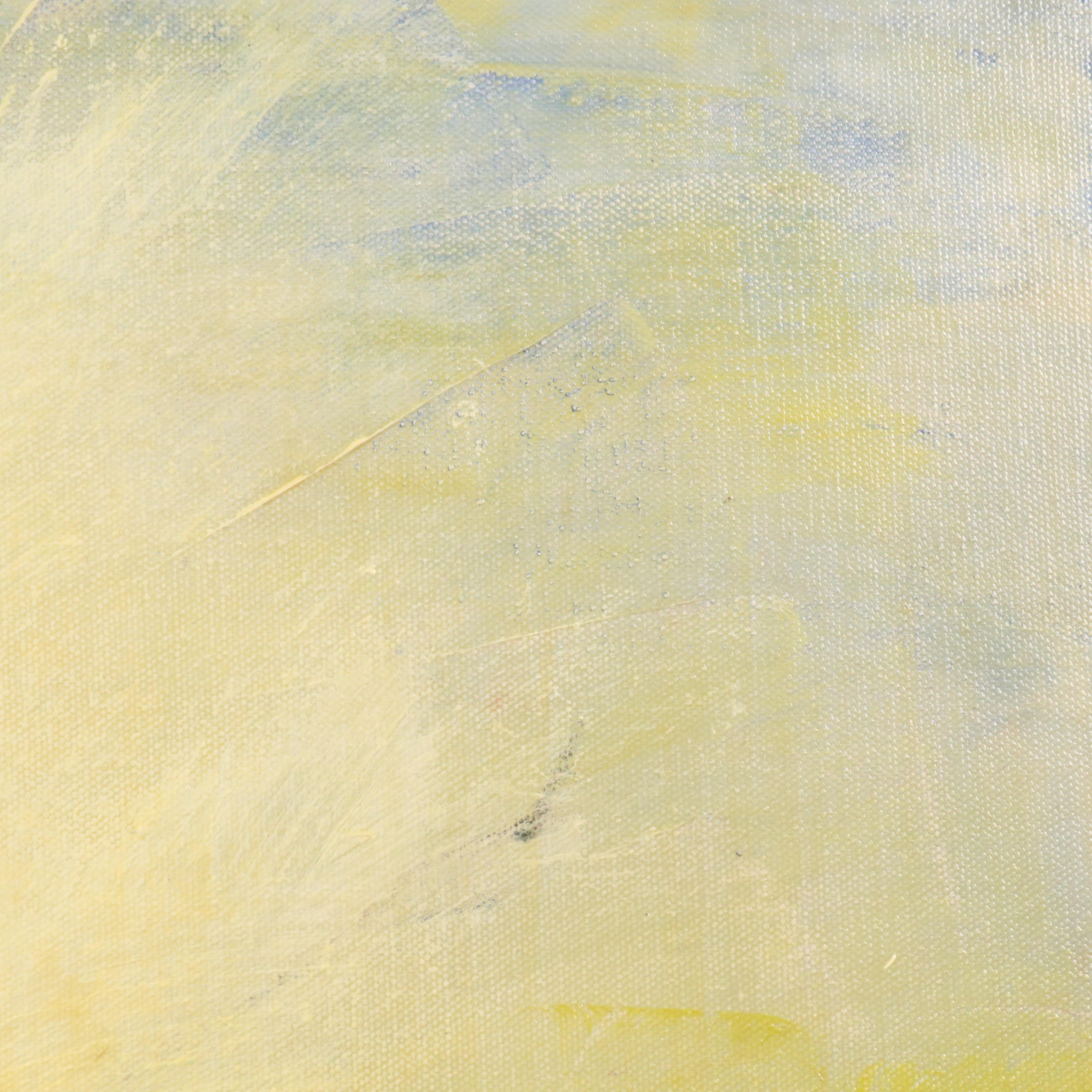 Robert Lackney Stylized Landscape Acrylic Painting "Splendor," 21st Century