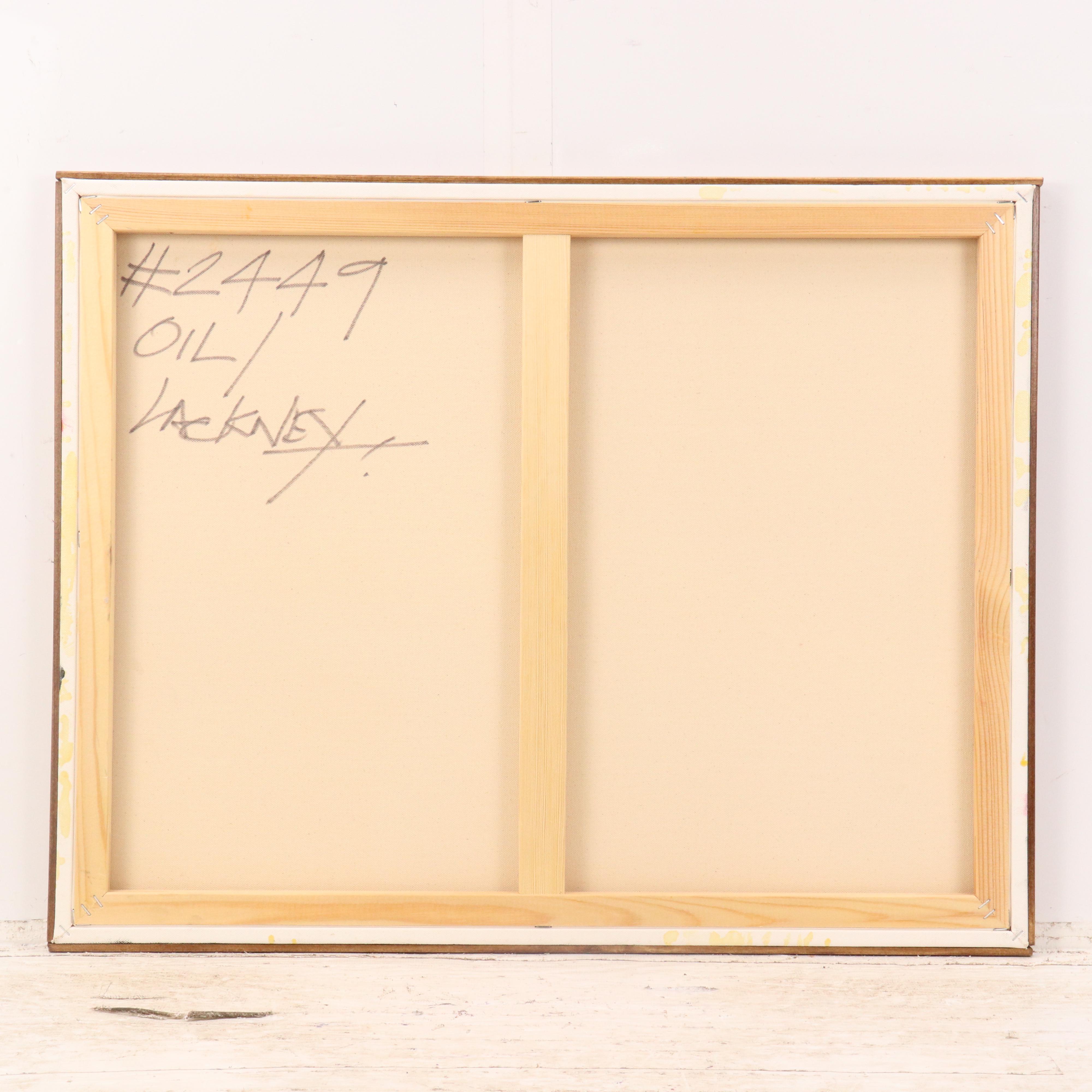 Robert Lackney Landscape Oil Painting "Morning Prayers," 21st Century