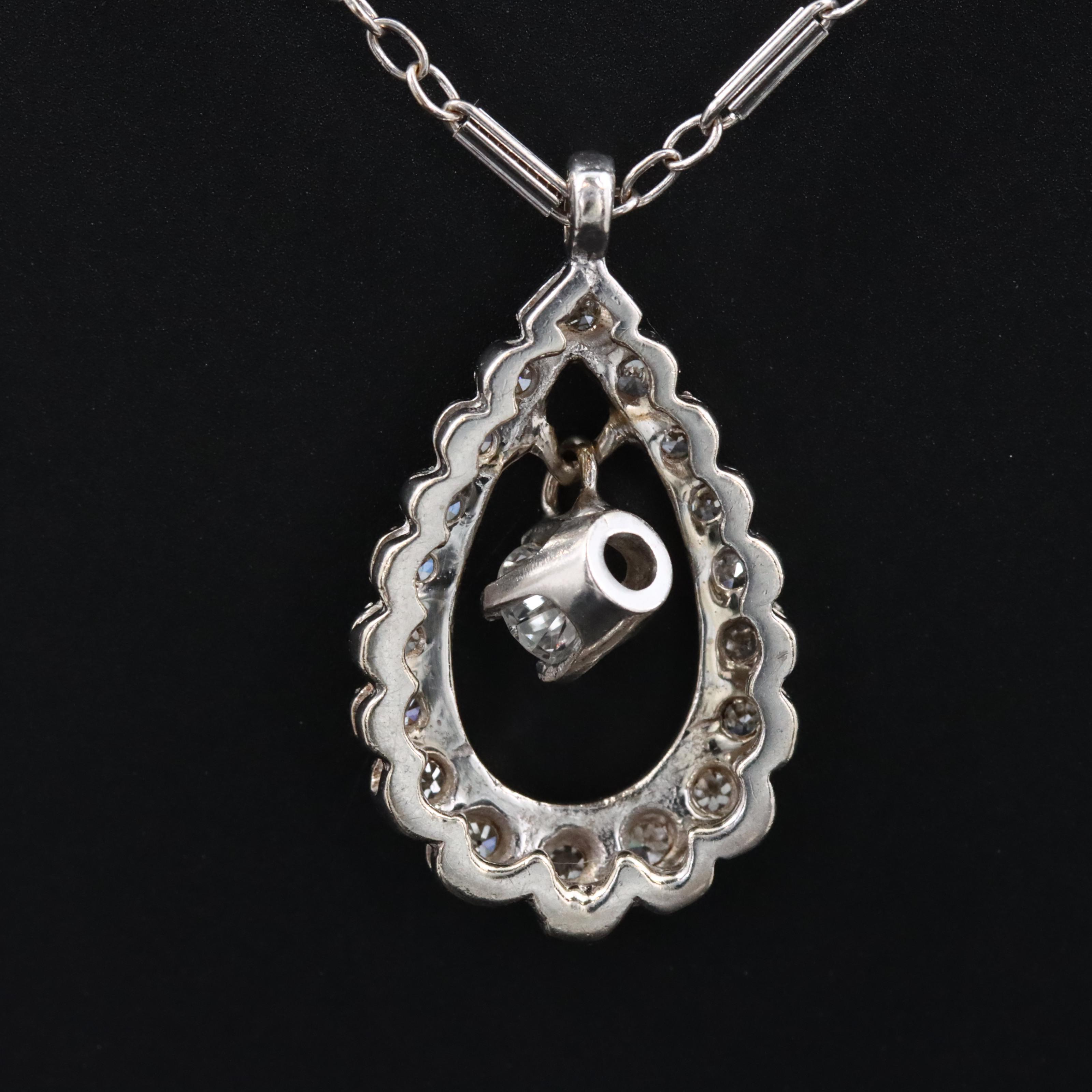 14K 0.45 CTW Diamond Pendant Necklace