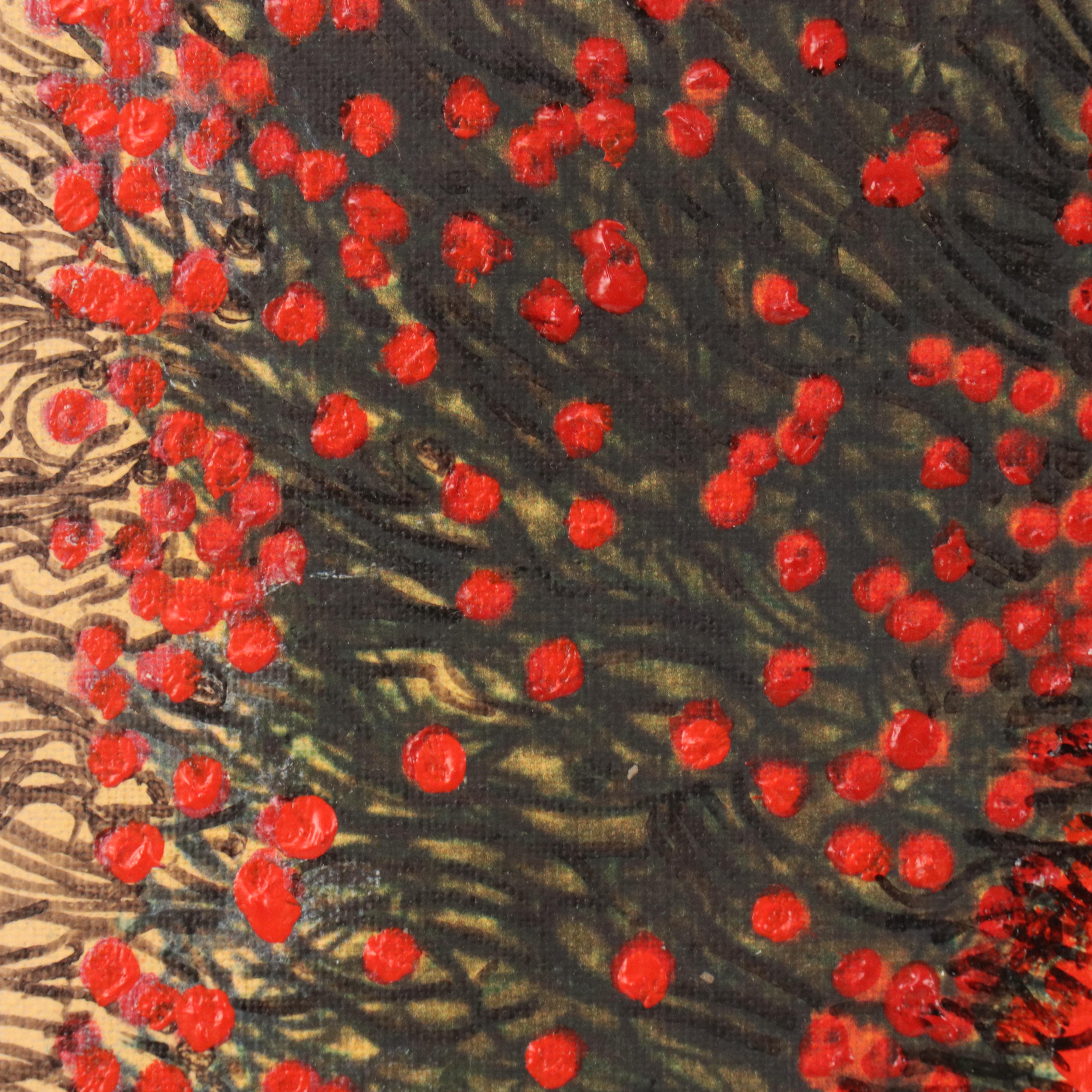 Robert Lackney Abstract Oil Painting, 21st Century