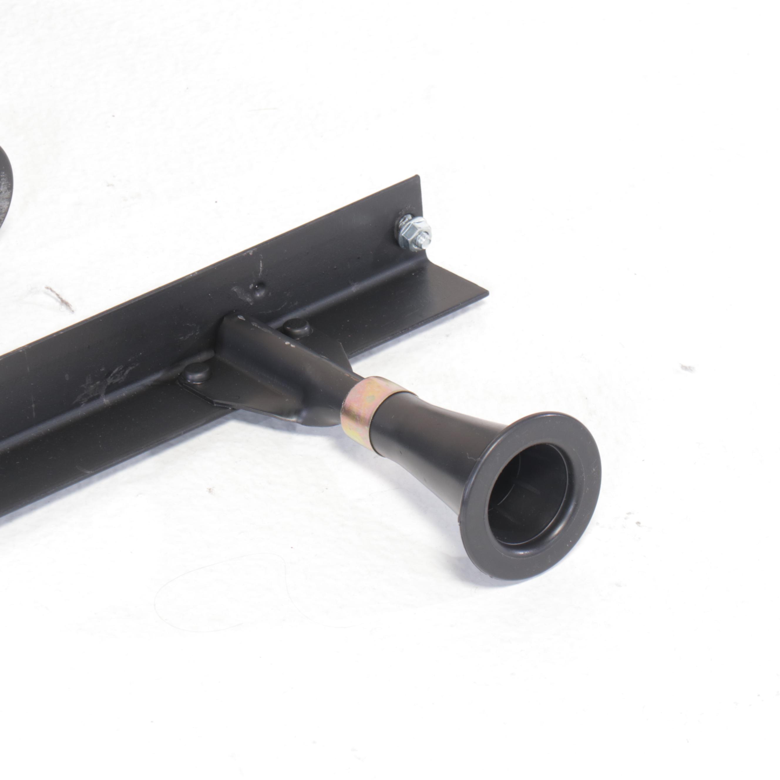 Pottery Barn "Tamsen" Upholstered King Size Headboard with Metal Frame