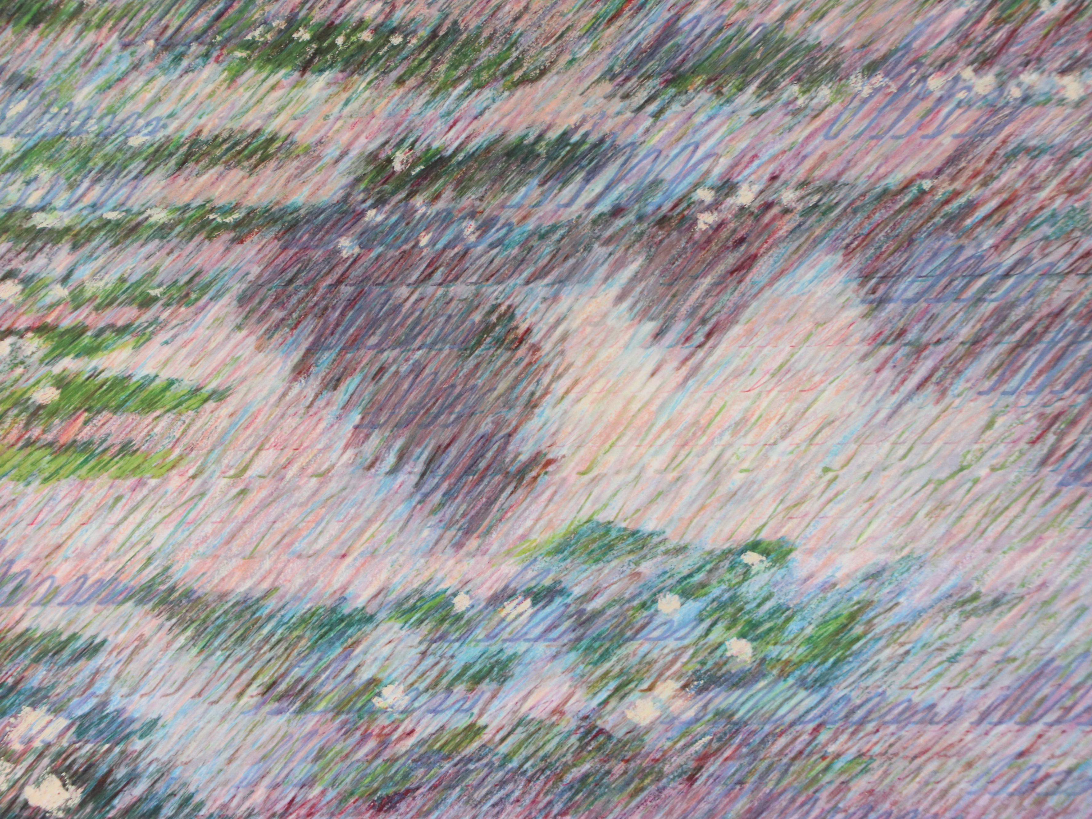 Marcus Uzilevsky Color Lithograph "Reflections of Monet," 1982