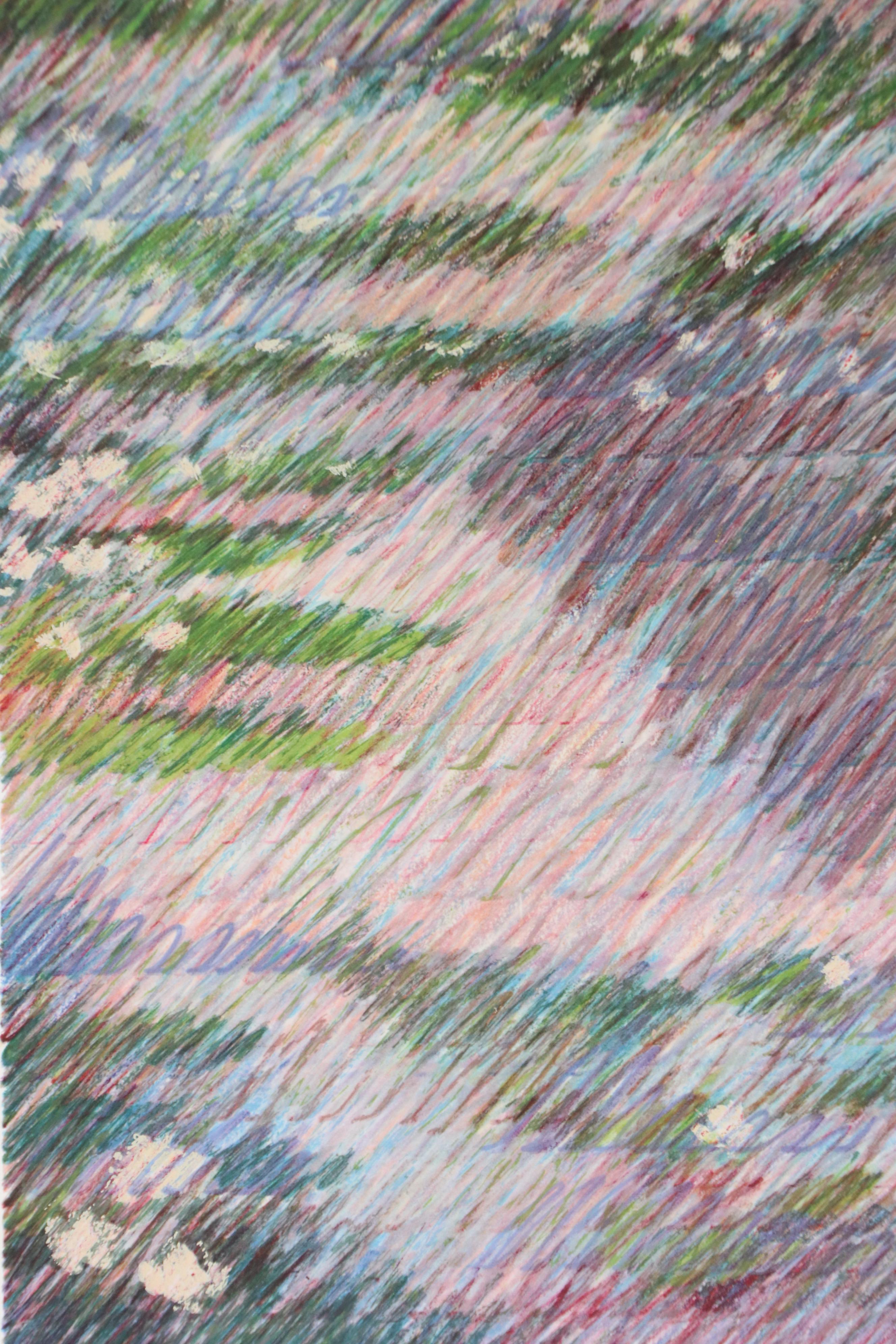 Marcus Uzilevsky Color Lithograph "Reflections of Monet," 1982