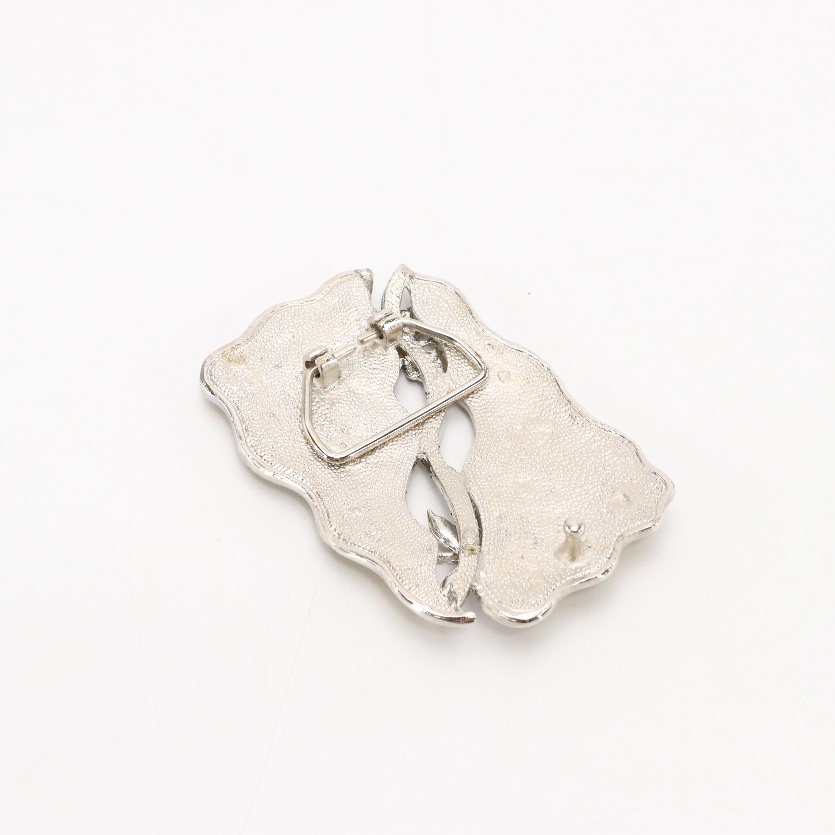 Crystal Embellished 3D Belt Buckles