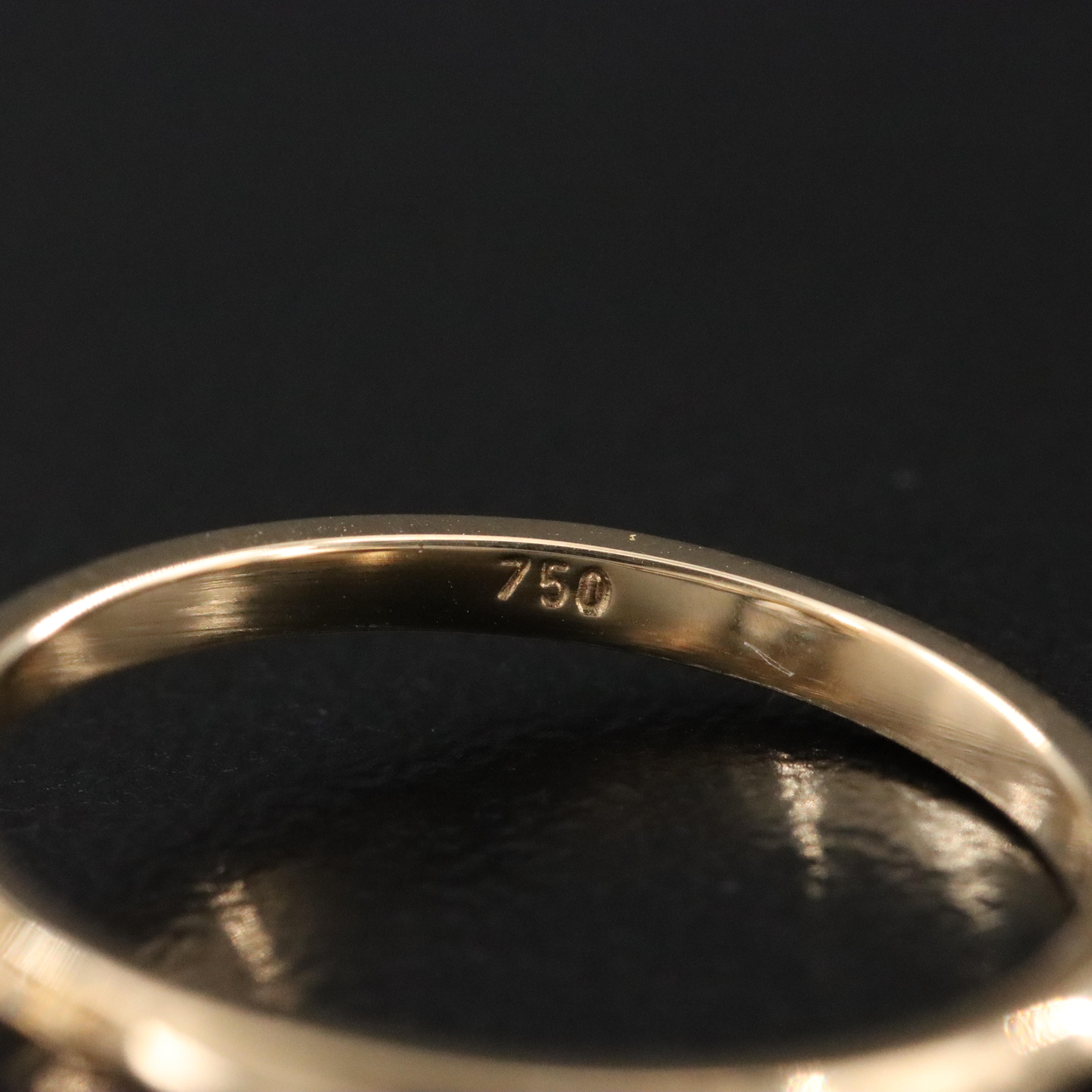 18K 5.01 CT Lab Grown Diamond Solitaire Ring with IGI Report