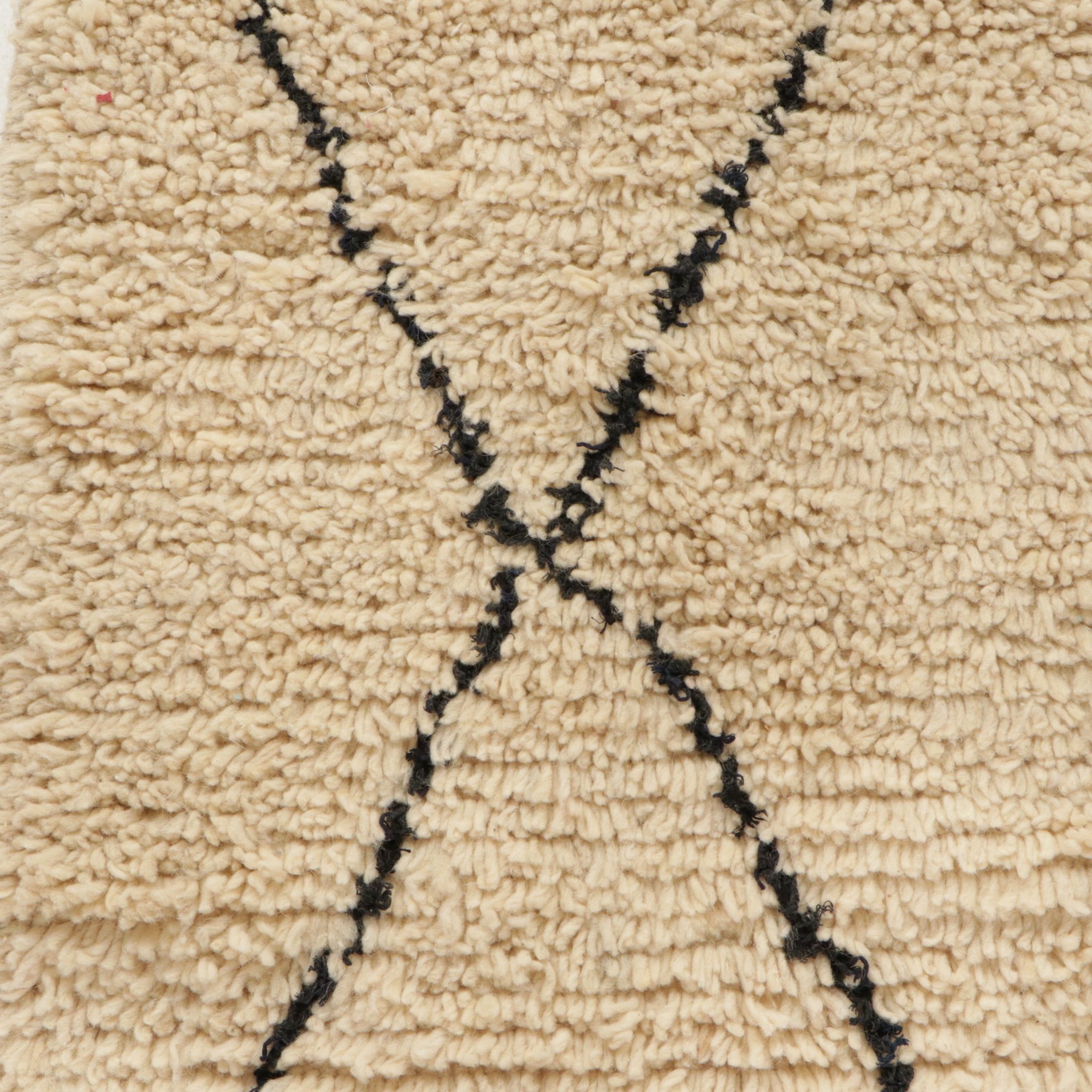 Four Hand-Knotted Moroccan Berber Accent Rugs
