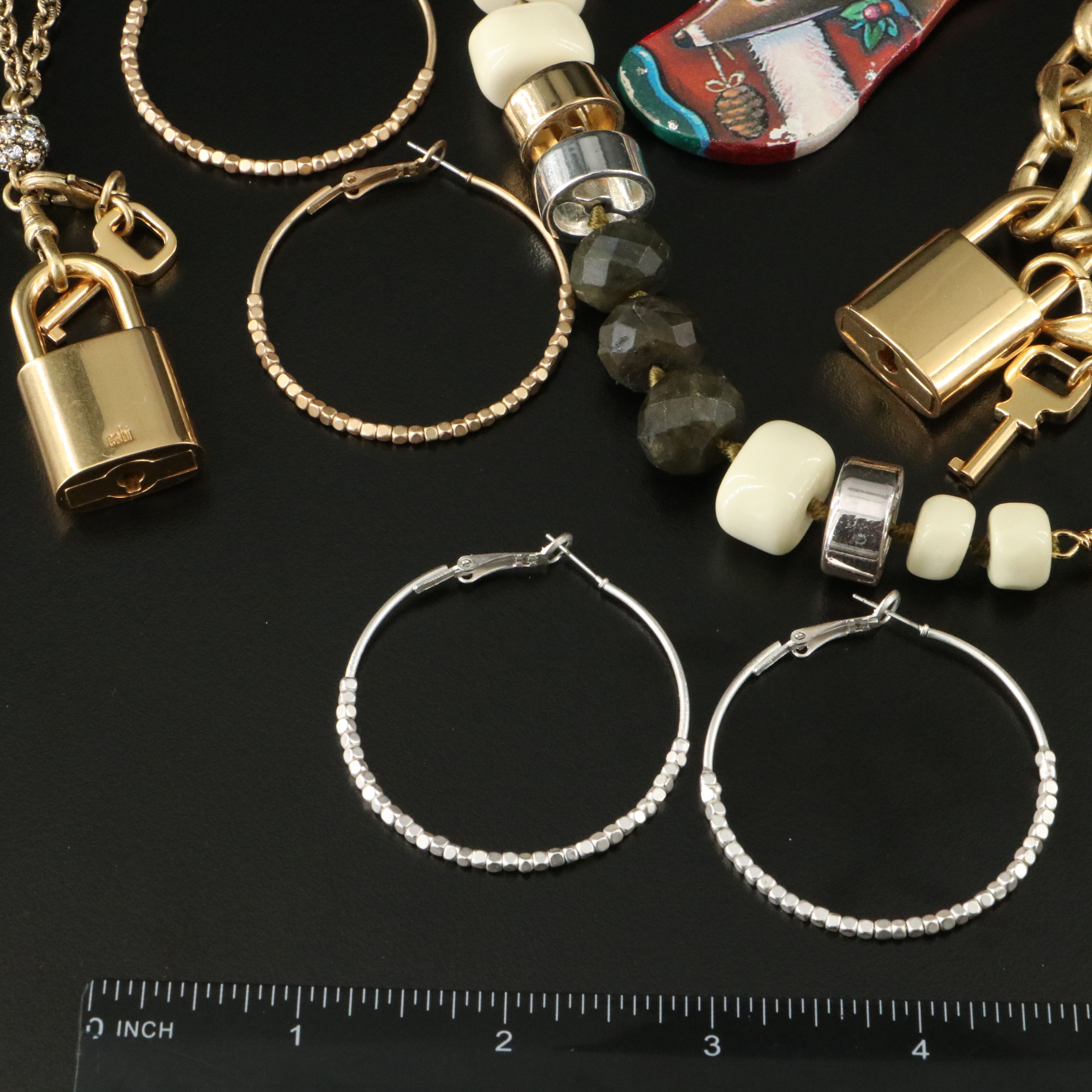 Labradorite, Faux Pearl and Rhinestones Featured in Jewelry Collection