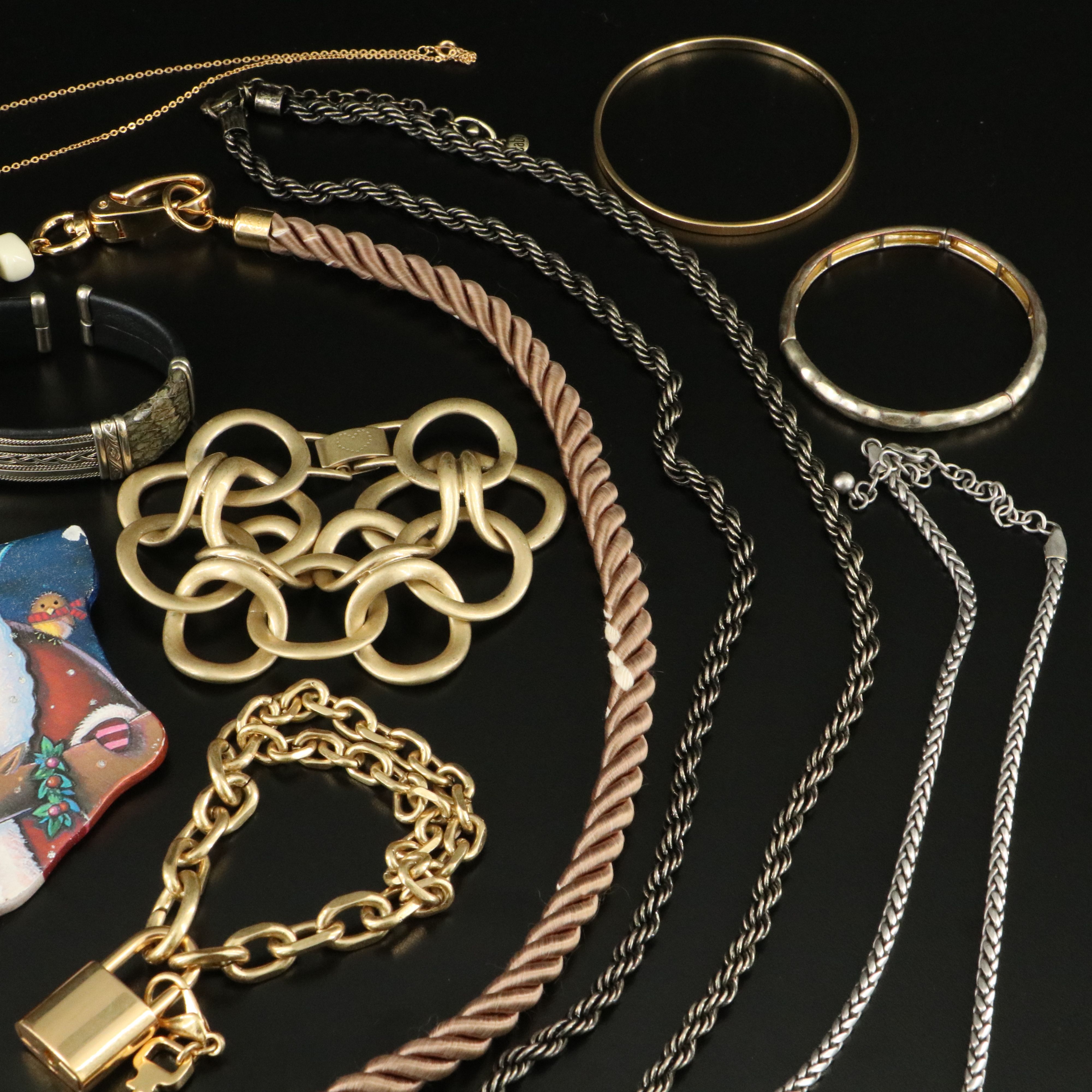 Labradorite, Faux Pearl and Rhinestones Featured in Jewelry Collection