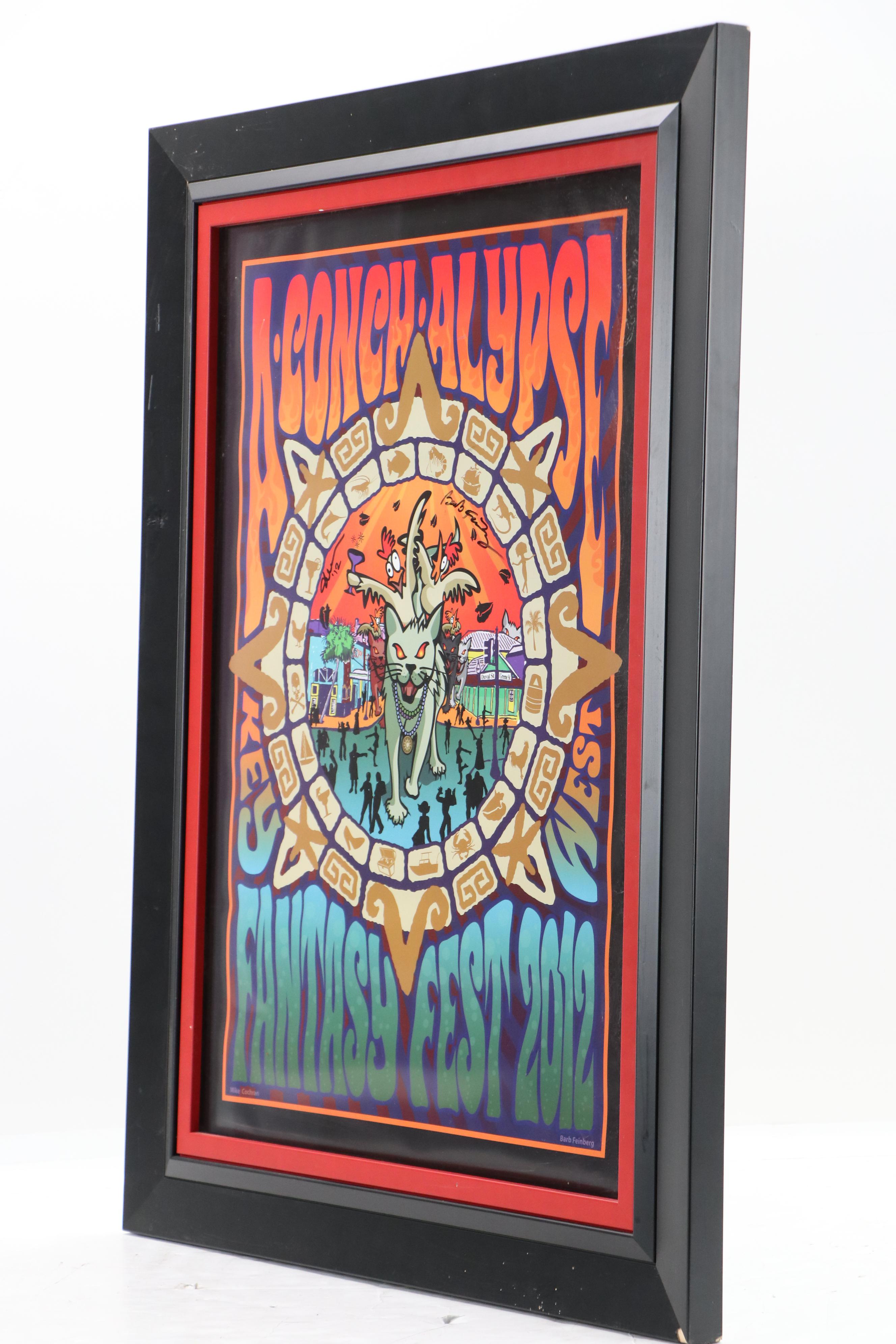 Mike Cochran & Barb Feinberg Offset Lithograph Poster "A-Conch-Alypse, 2012