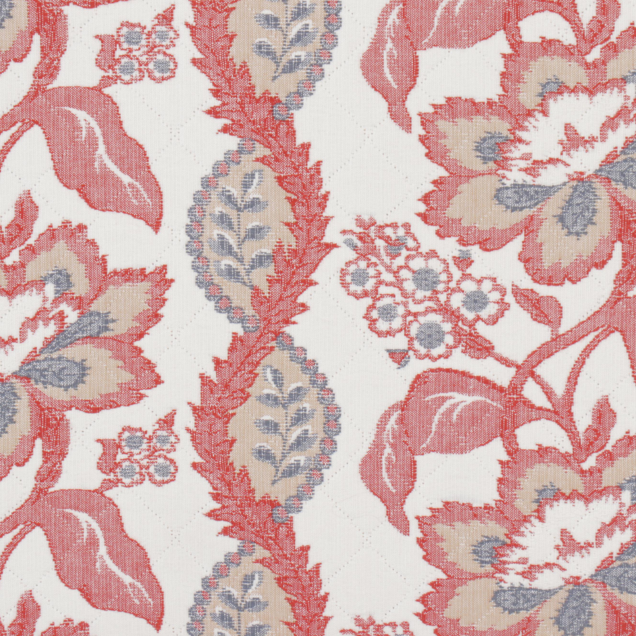 Baroque Brocade Style Upholstered Twin Headboard