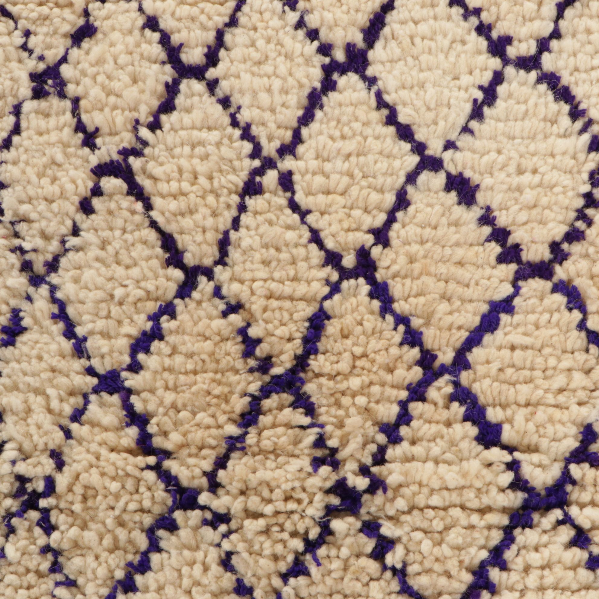 Four Hand-Knotted Moroccan Berber Accent Rugs