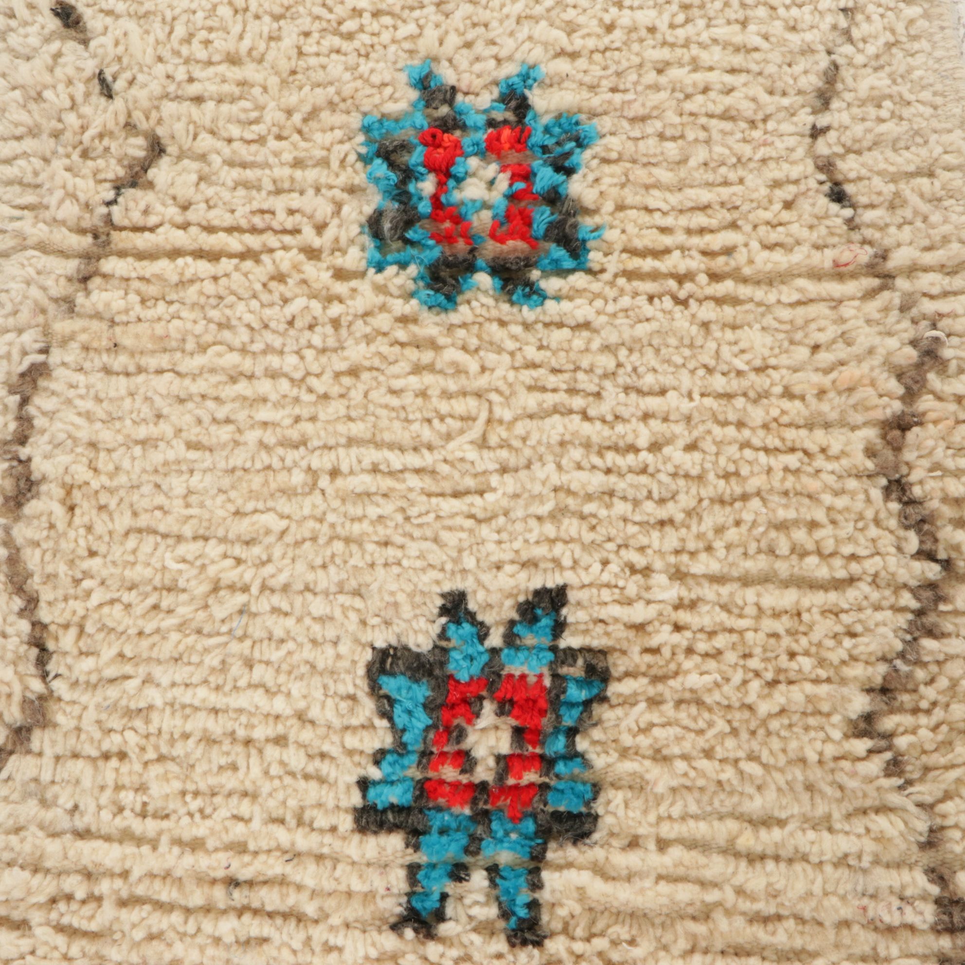Four Hand-Knotted Moroccan Berber Accent Rugs