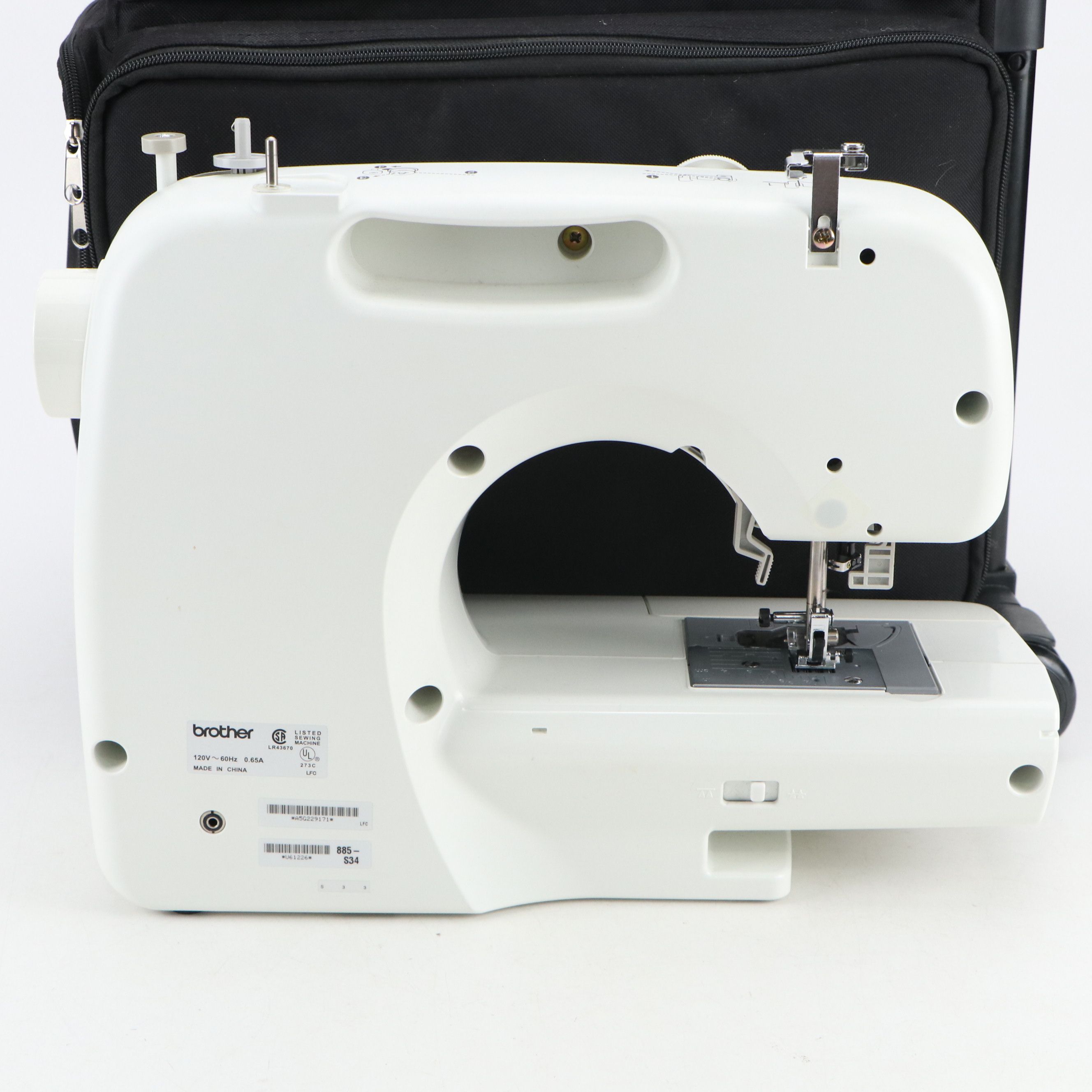 Brother ES-2000 Computer Electric Sewing Machine with Canvas Rolling Case