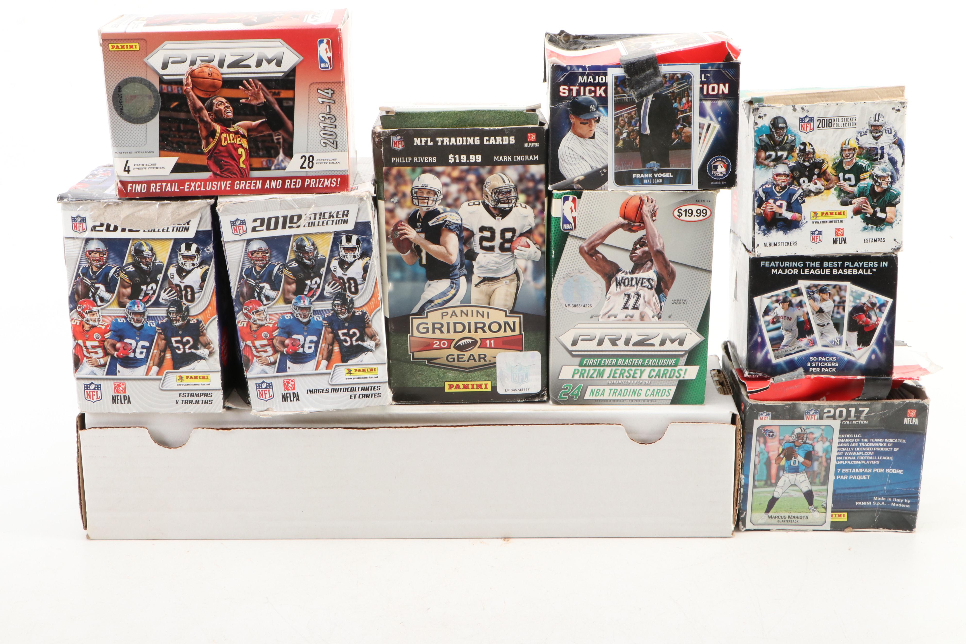 Bowman with Other Sports Cards Featuring Derek Jeter Relic and More
