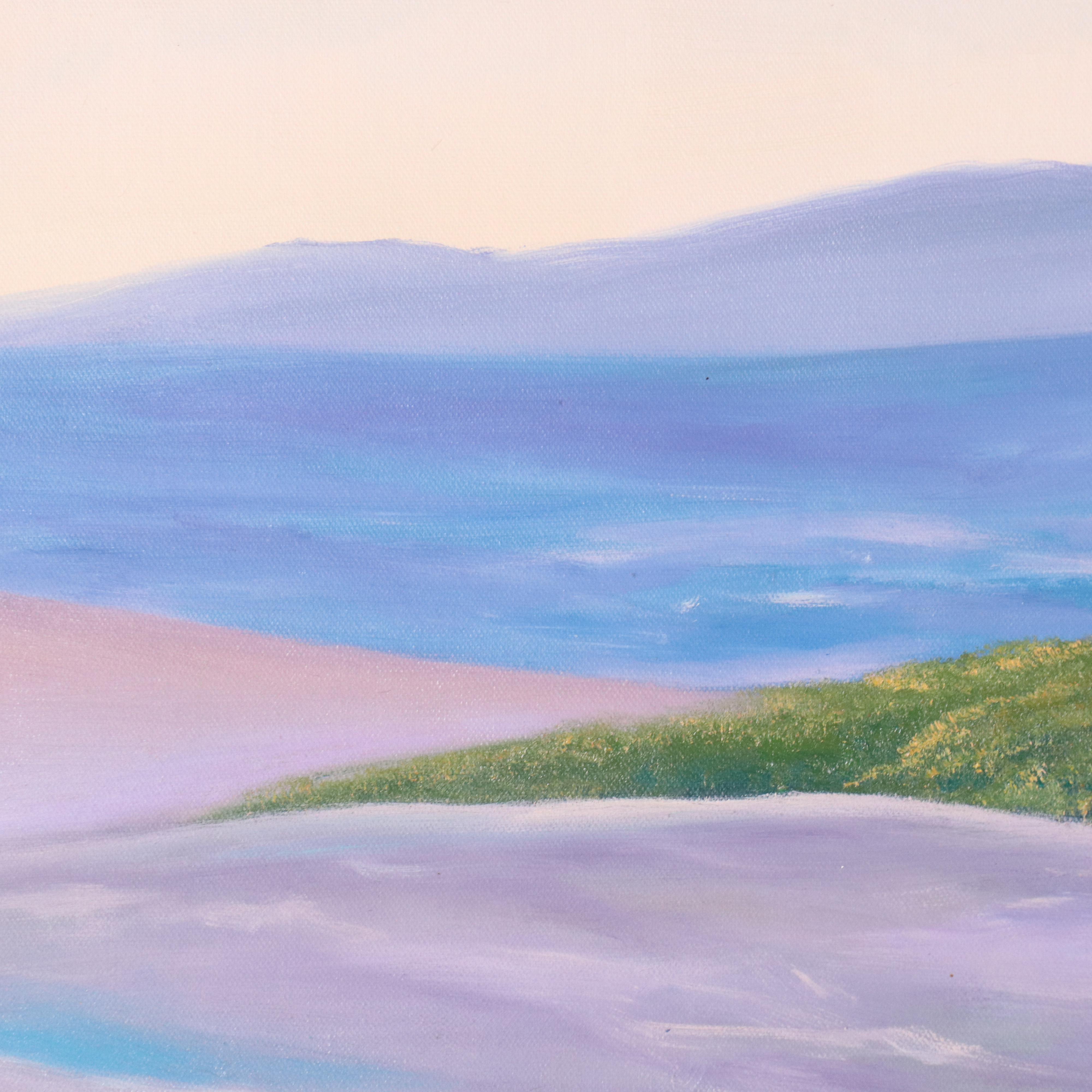 Xie Landscape Oil Painting, 21st Century