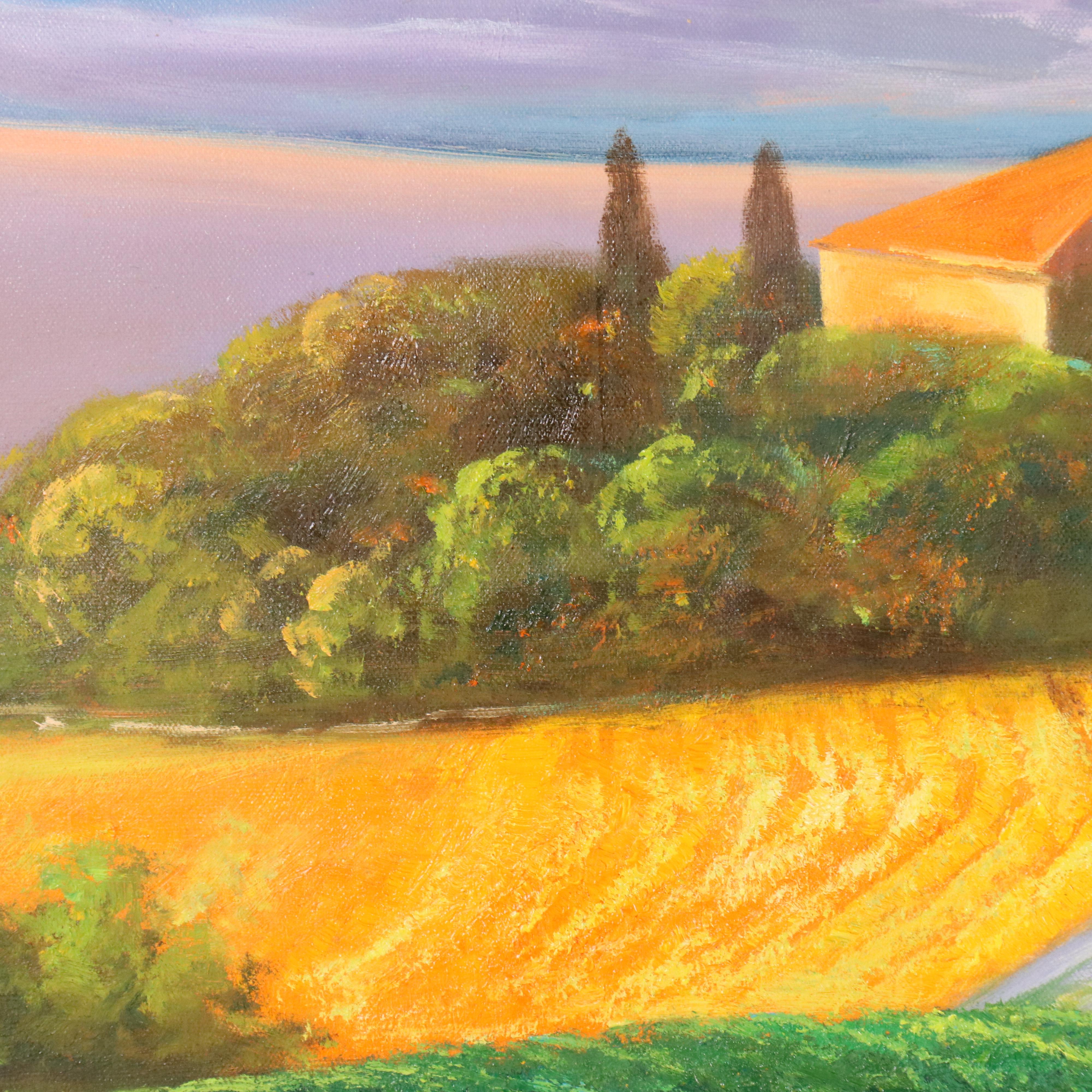 Xie Landscape Oil Painting, 21st Century