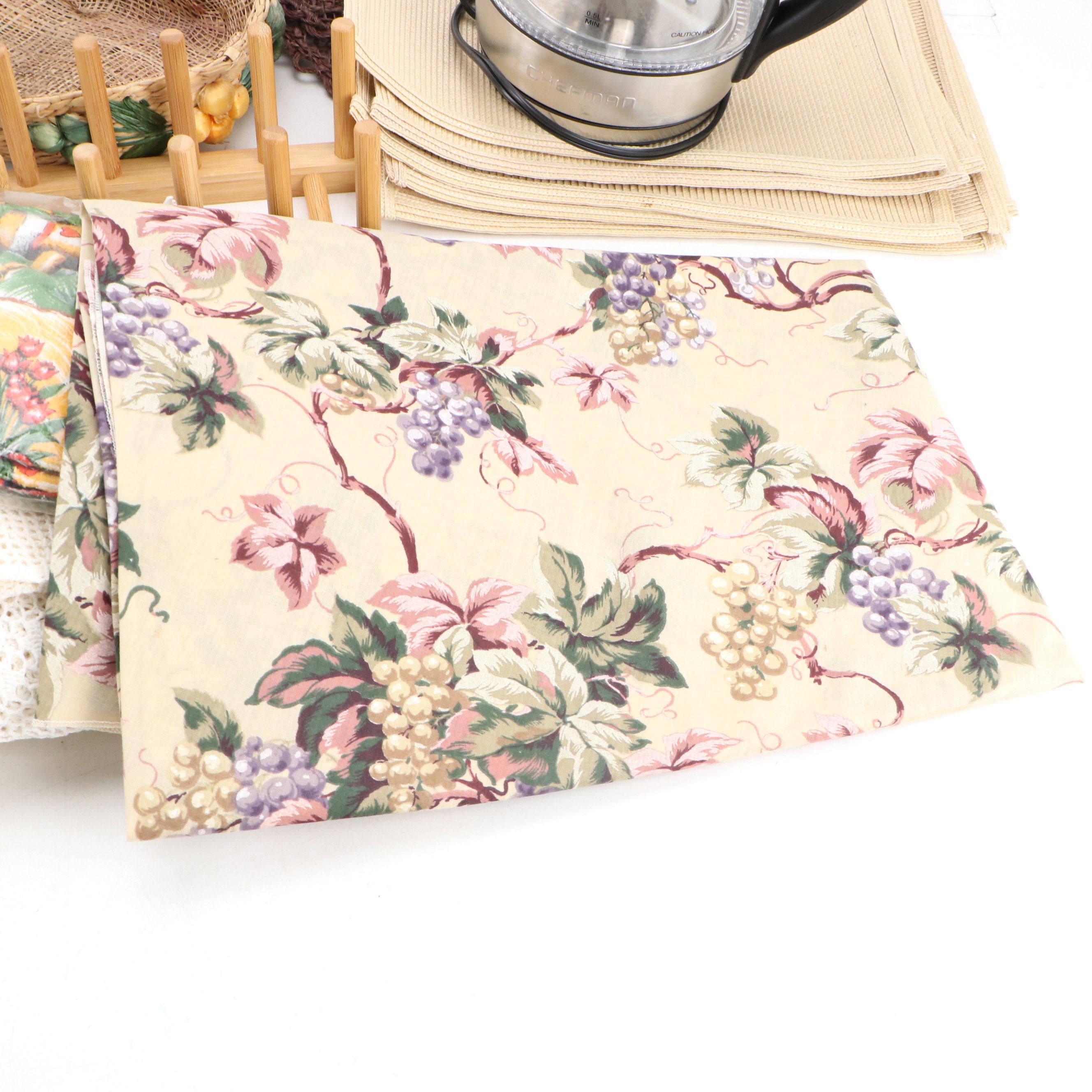 Chefman Hot Water Kettle with Other Table Linens and Kitchen Accessories