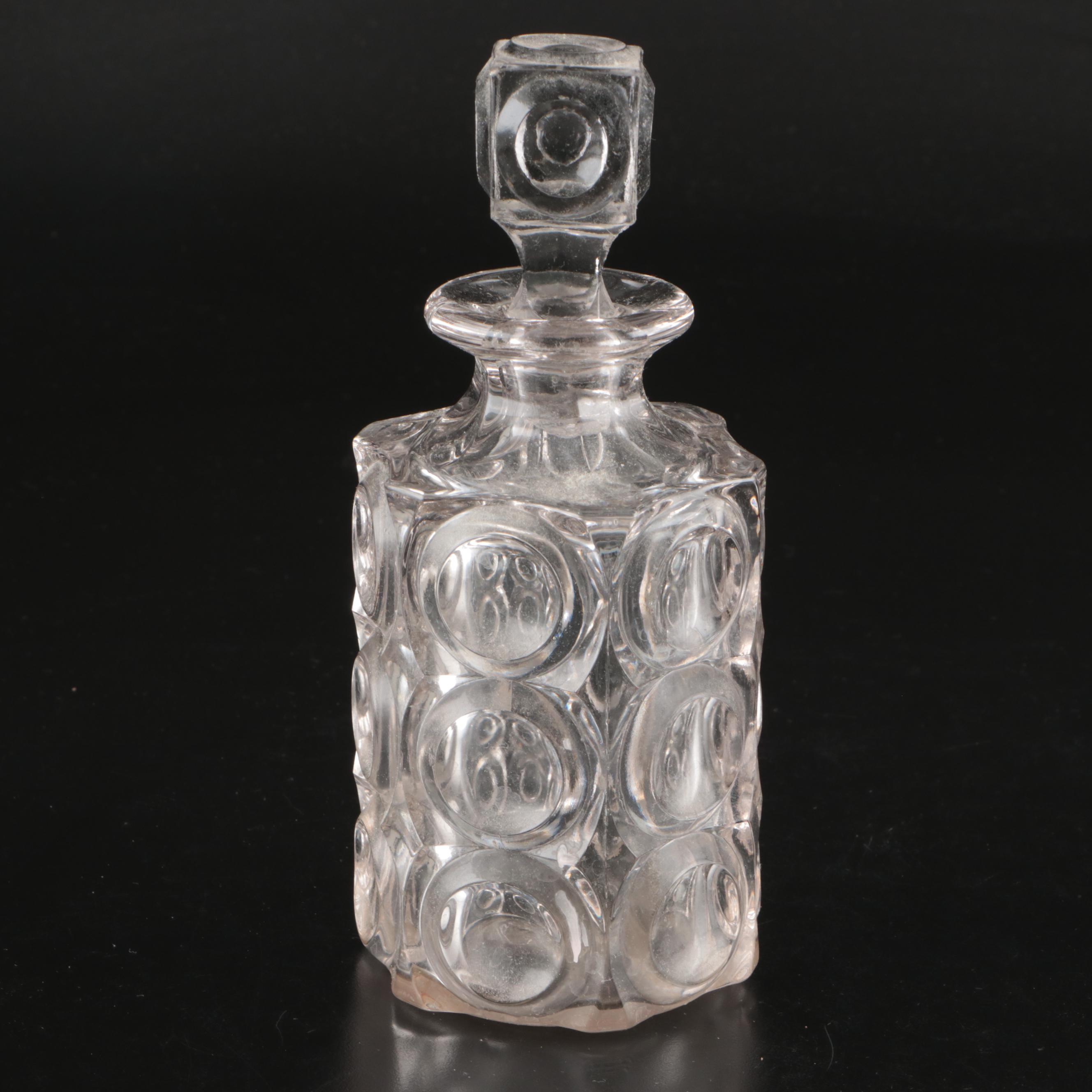 Old Grand-Dad, Seagram's Crown Royal and Other Glass Whiskey Bottles