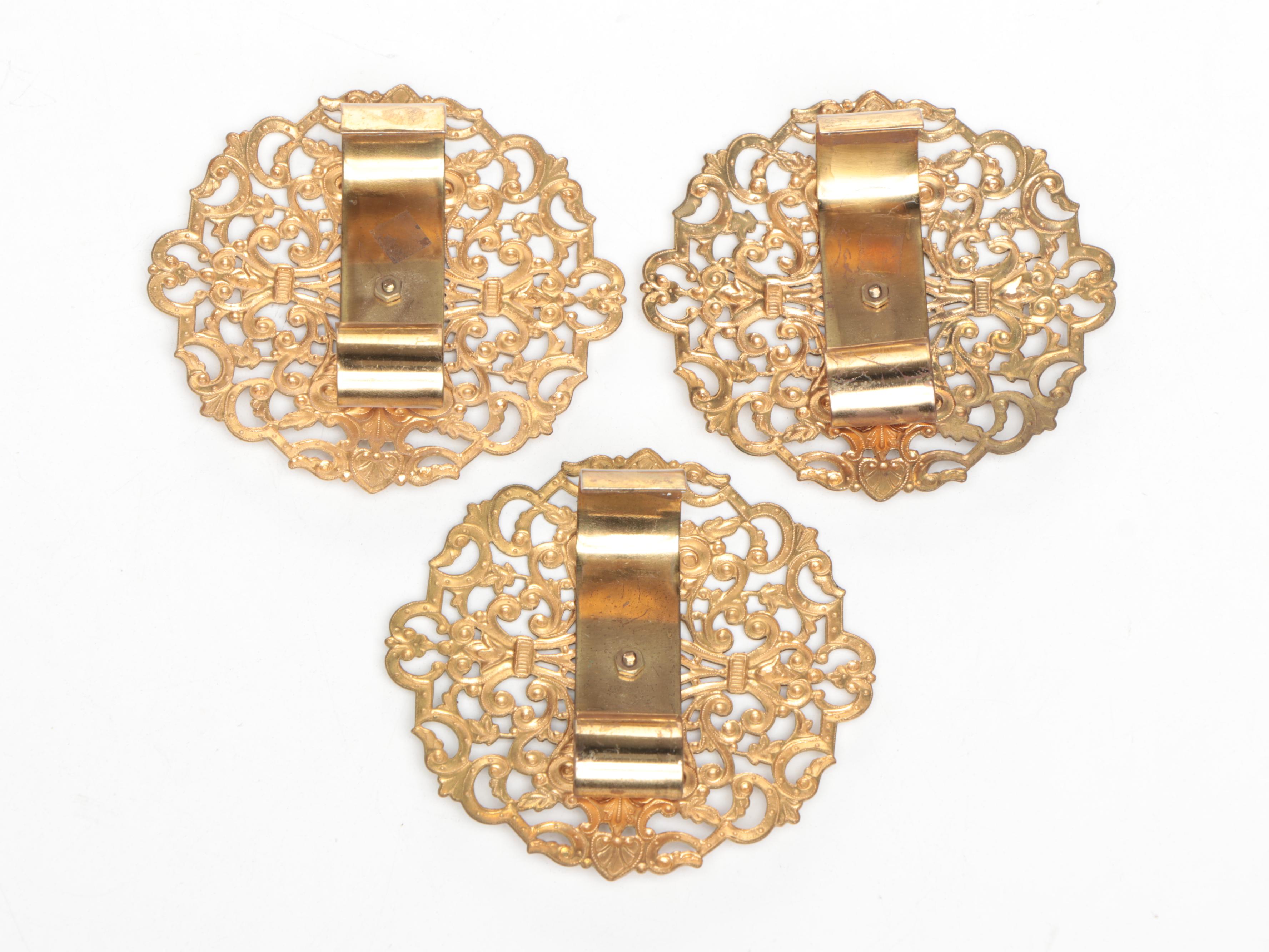 Victorian Style Pierced Metal Bowls and Other Decorative Accents