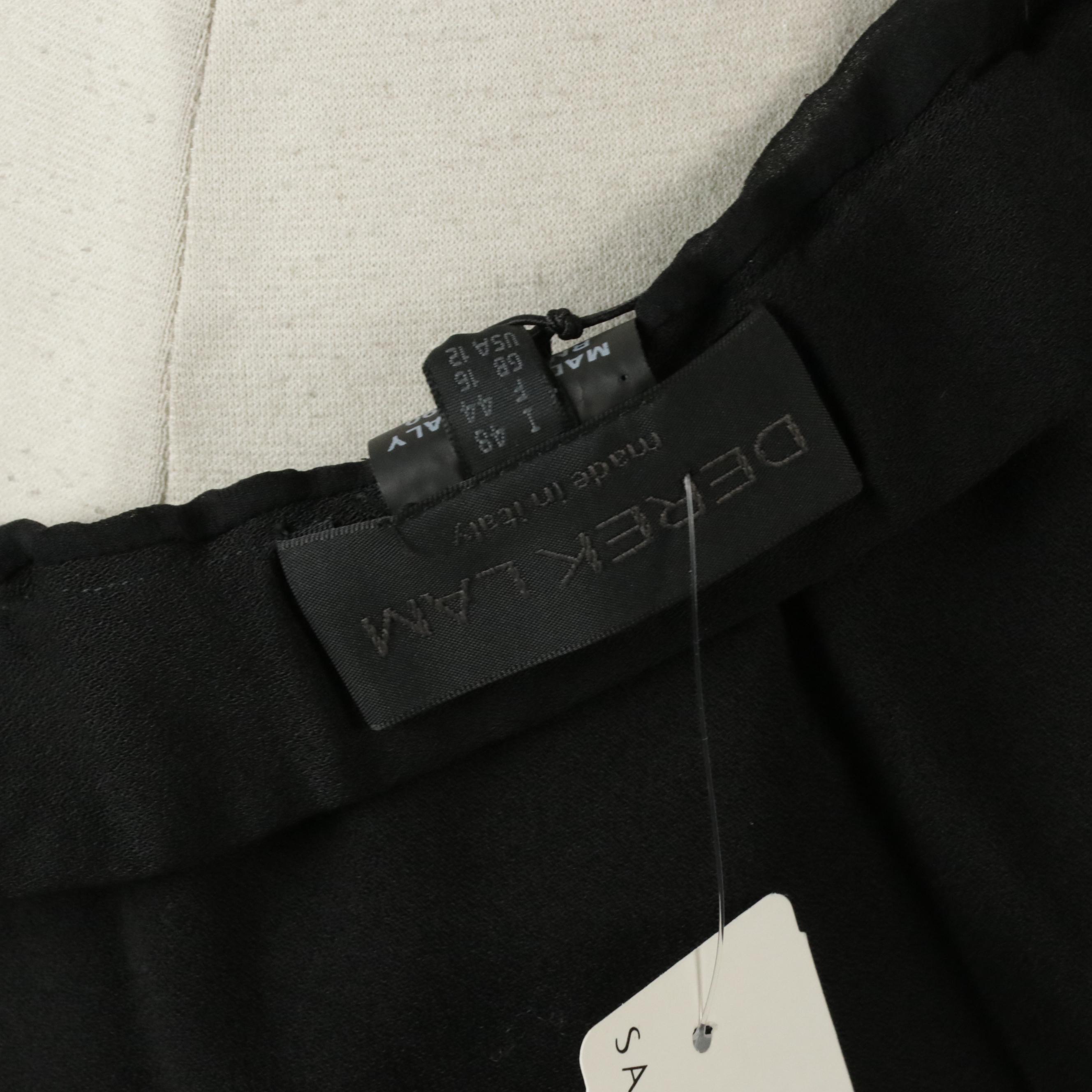 The Row and Derek Lam Knee-Length Skirts in Black Wool and Cotton Stretch Blends