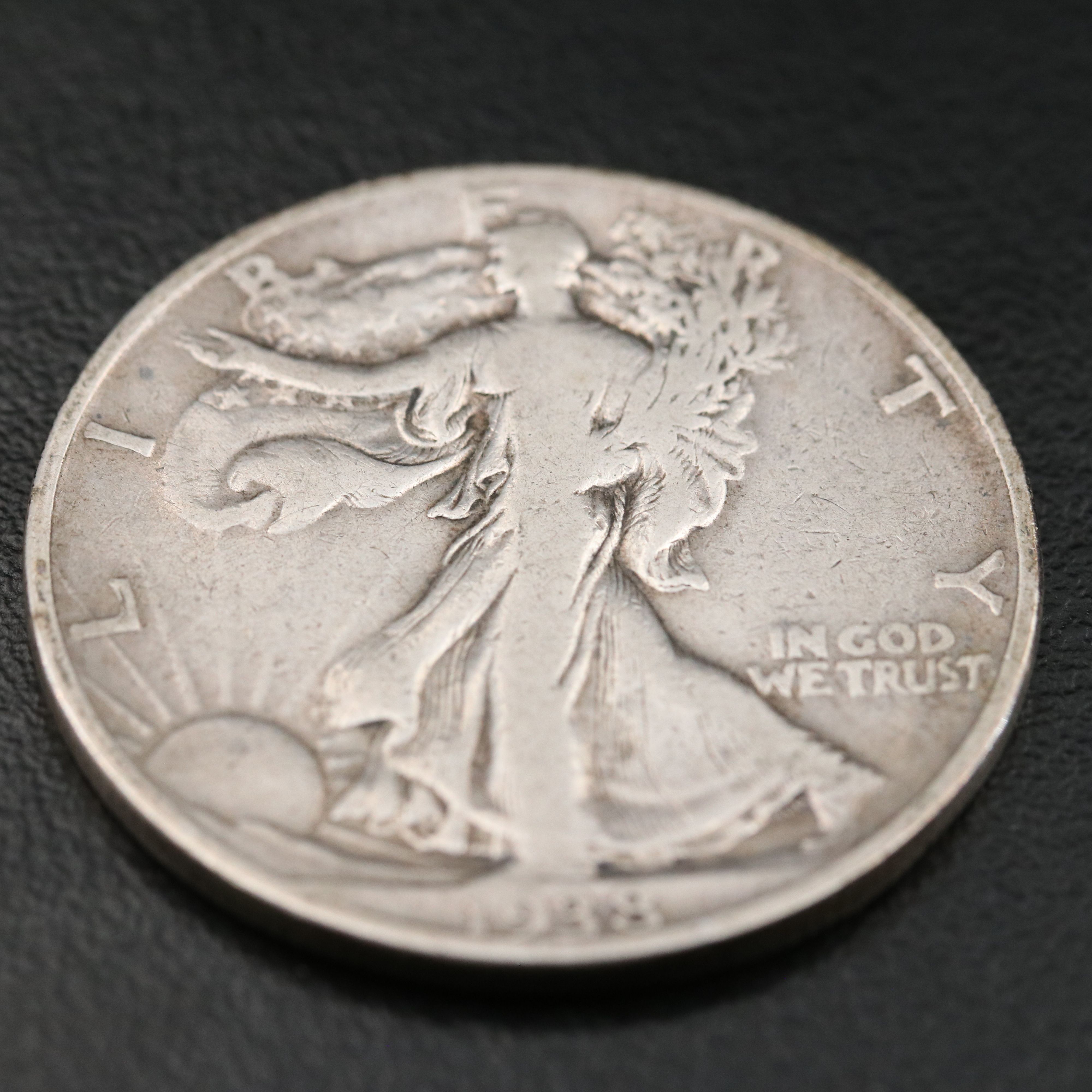 Key Date 1938-D Walking Liberty Silver Half Dollar
